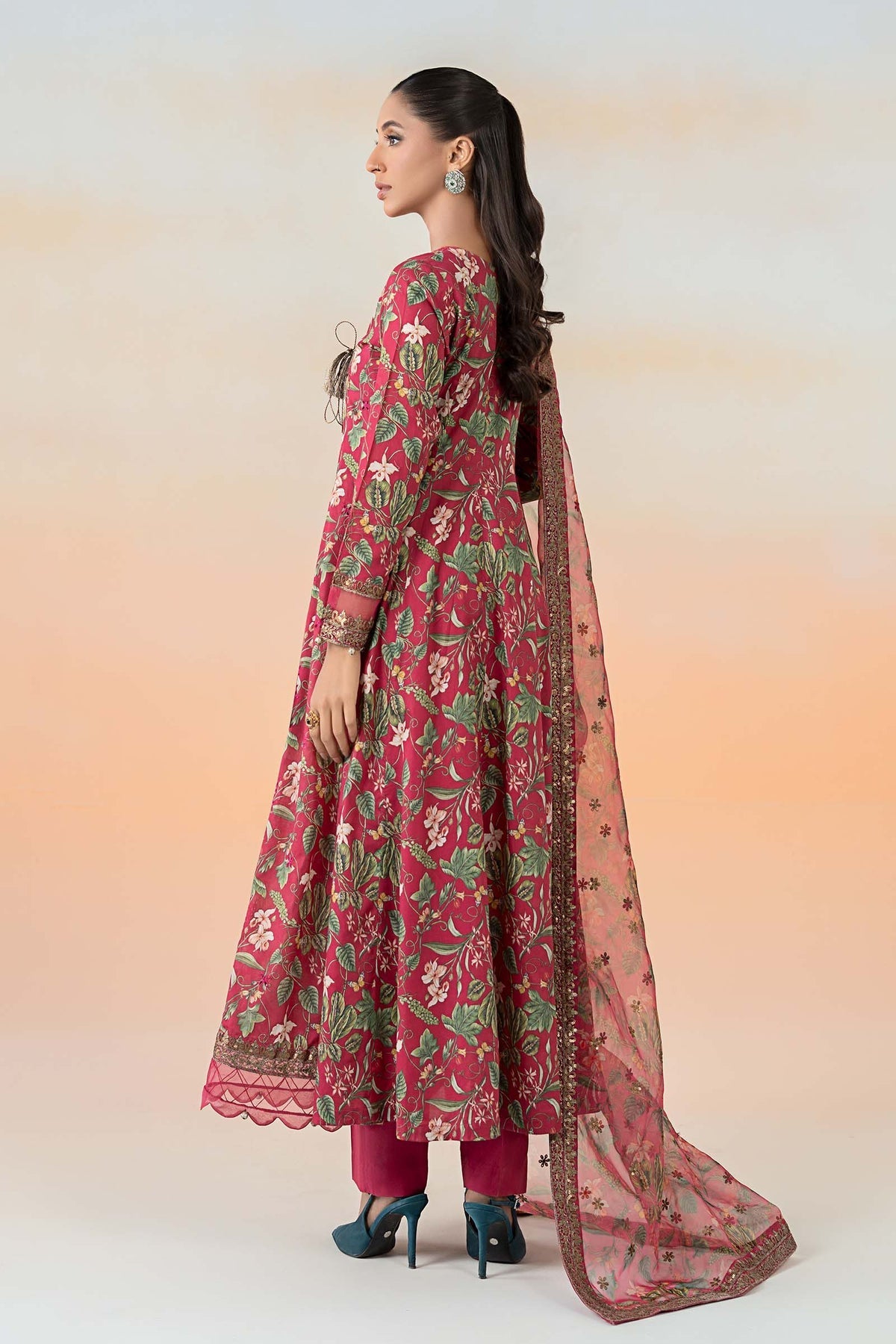 Maria B | Formal Wears | DW-EF25-90 -  Maria B Ladies Clothes - Original Designer Dress - House of Maryam