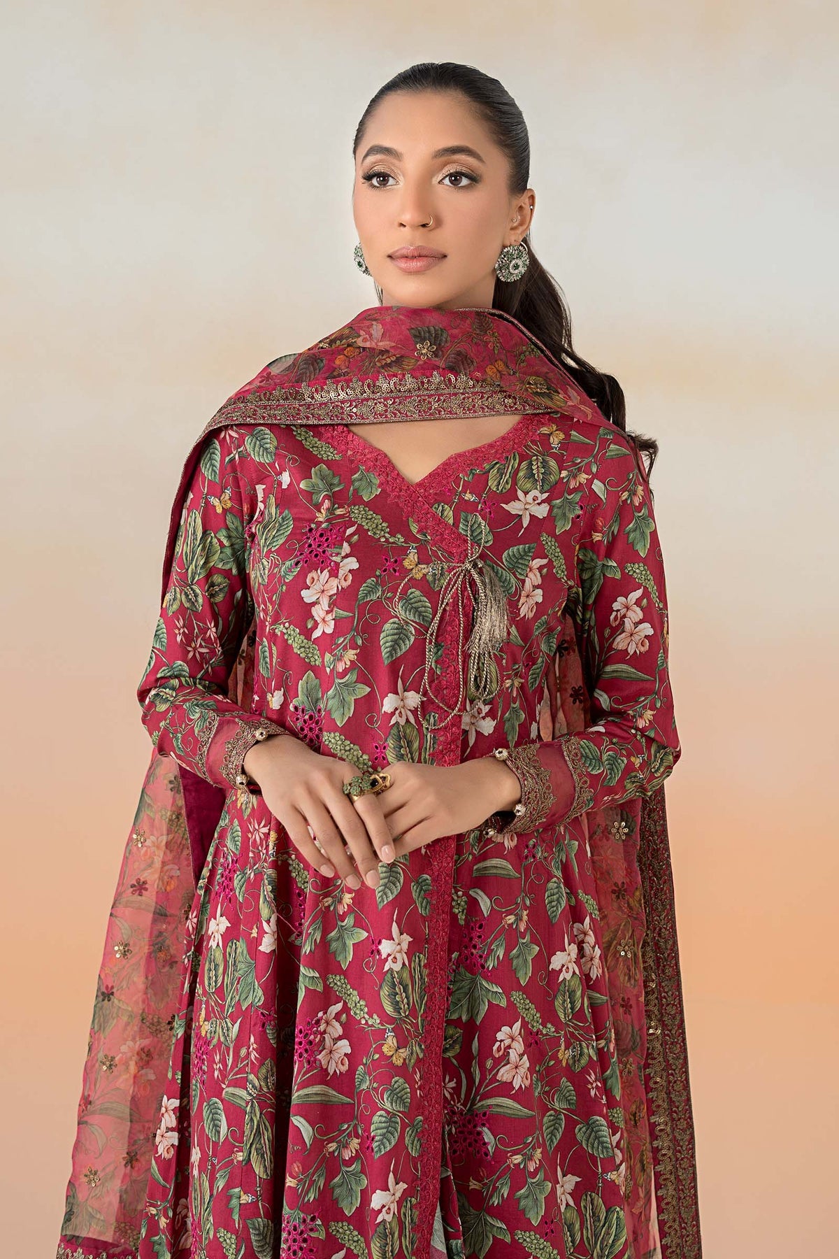 Maria B | Formal Wears | DW-EF25-90 -  Maria B Ladies Clothes - Original Designer Dress - House of Maryam