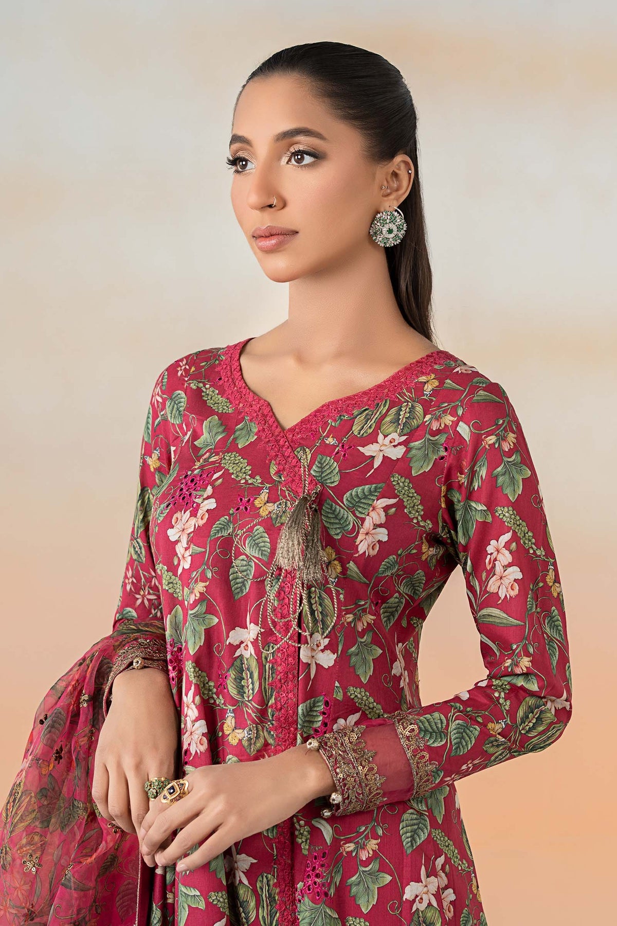 Maria B | Formal Wears | DW-EF25-90 -  Maria B Ladies Clothes - Original Designer Dress - House of Maryam