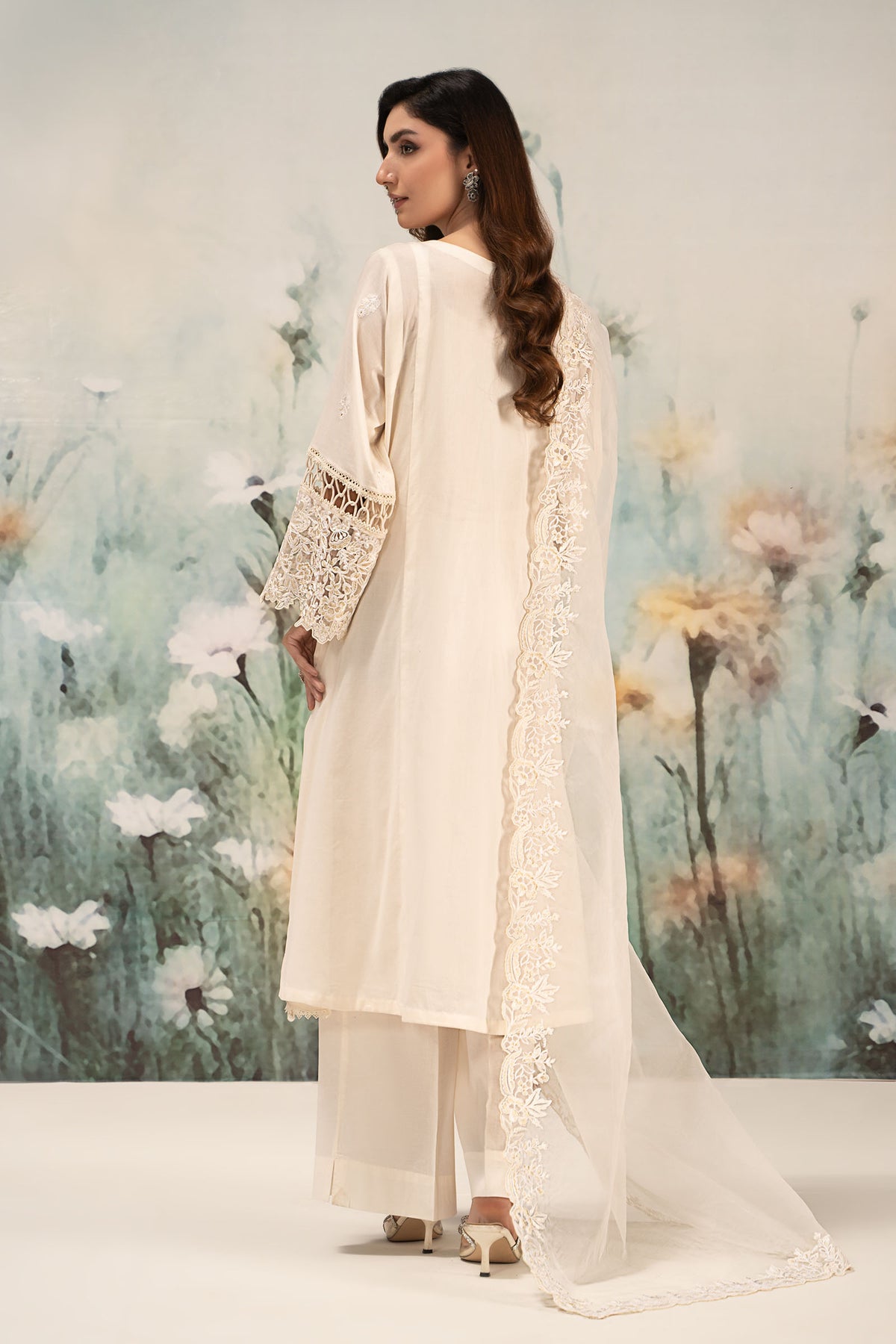 Maria B | Casual Pret 25 | DW-EF25-95 -  Maria B Ladies Clothes - Original Designer Dress - House of Maryam