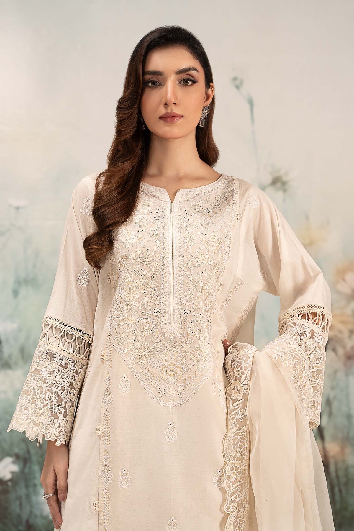 Maria B | Casual Pret 25 | DW-EF25-95 -  Maria B Ladies Clothes - Original Designer Dress - House of Maryam