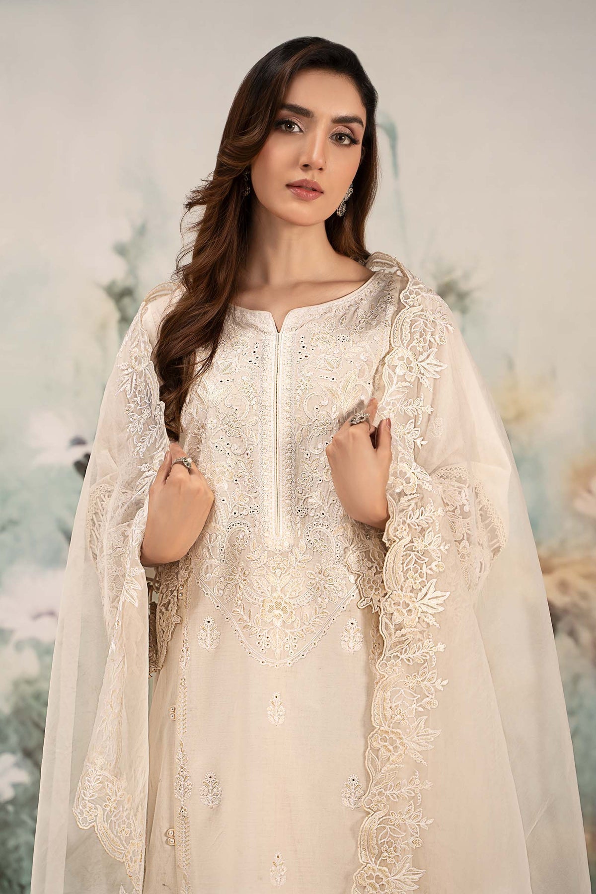 Maria B | Casual Pret 25 | DW-EF25-95 -  Maria B Ladies Clothes - Original Designer Dress - House of Maryam