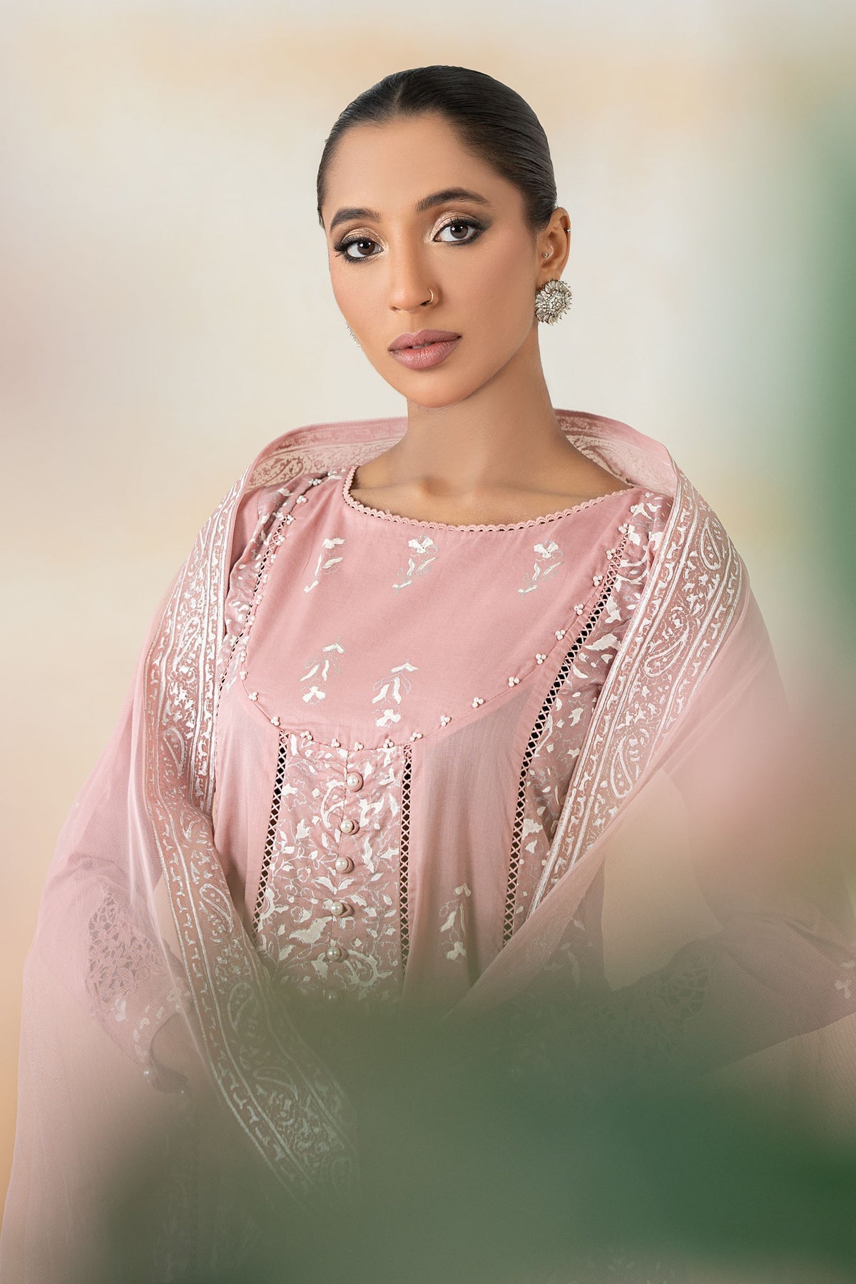 Maria B | Casual Pret 25 | DW-EF25-97 -  Maria B Ladies Clothes - Original Designer Dress - House of Maryam