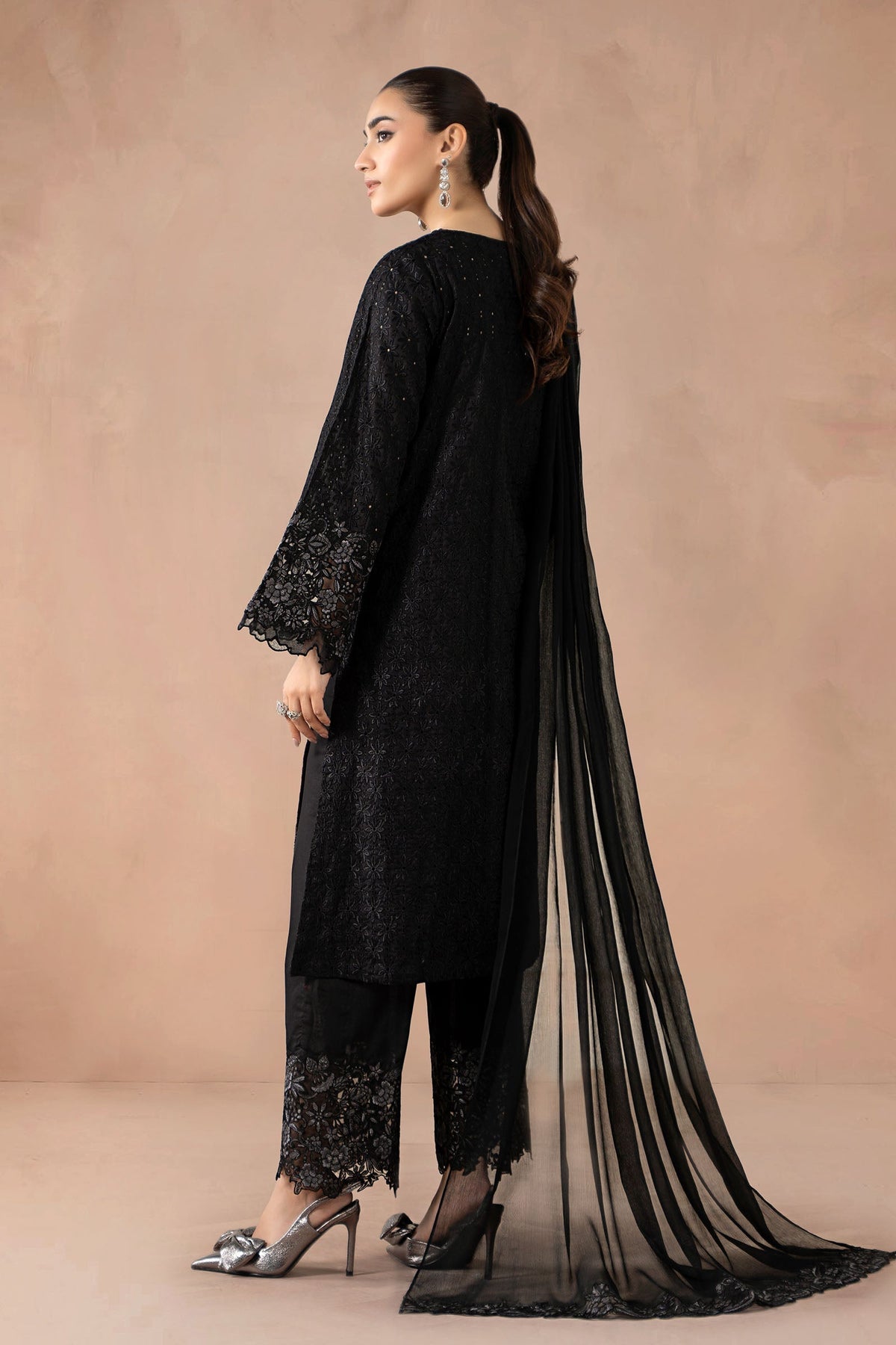 Maria B | Pre Fall Dresses | 3 Piece Embroidered Lawn Suit SS, image 2