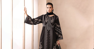 Maria B | Luxury Winter Pret 25 | DW-MN25-10-Black