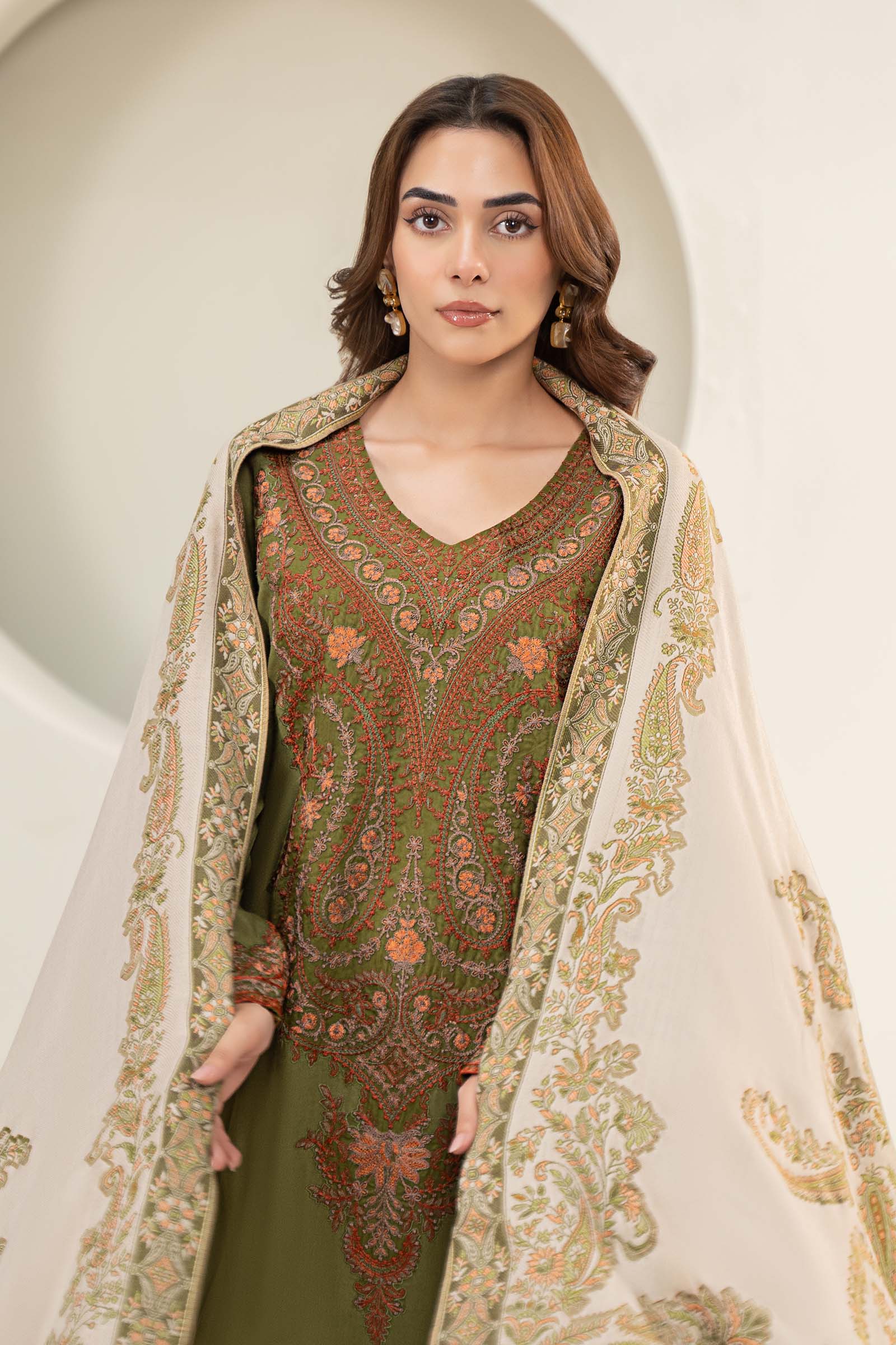 Maira B | Ready to Wear | DW-W24-100 -  Maria B Luxury Pret -  House of Maryam