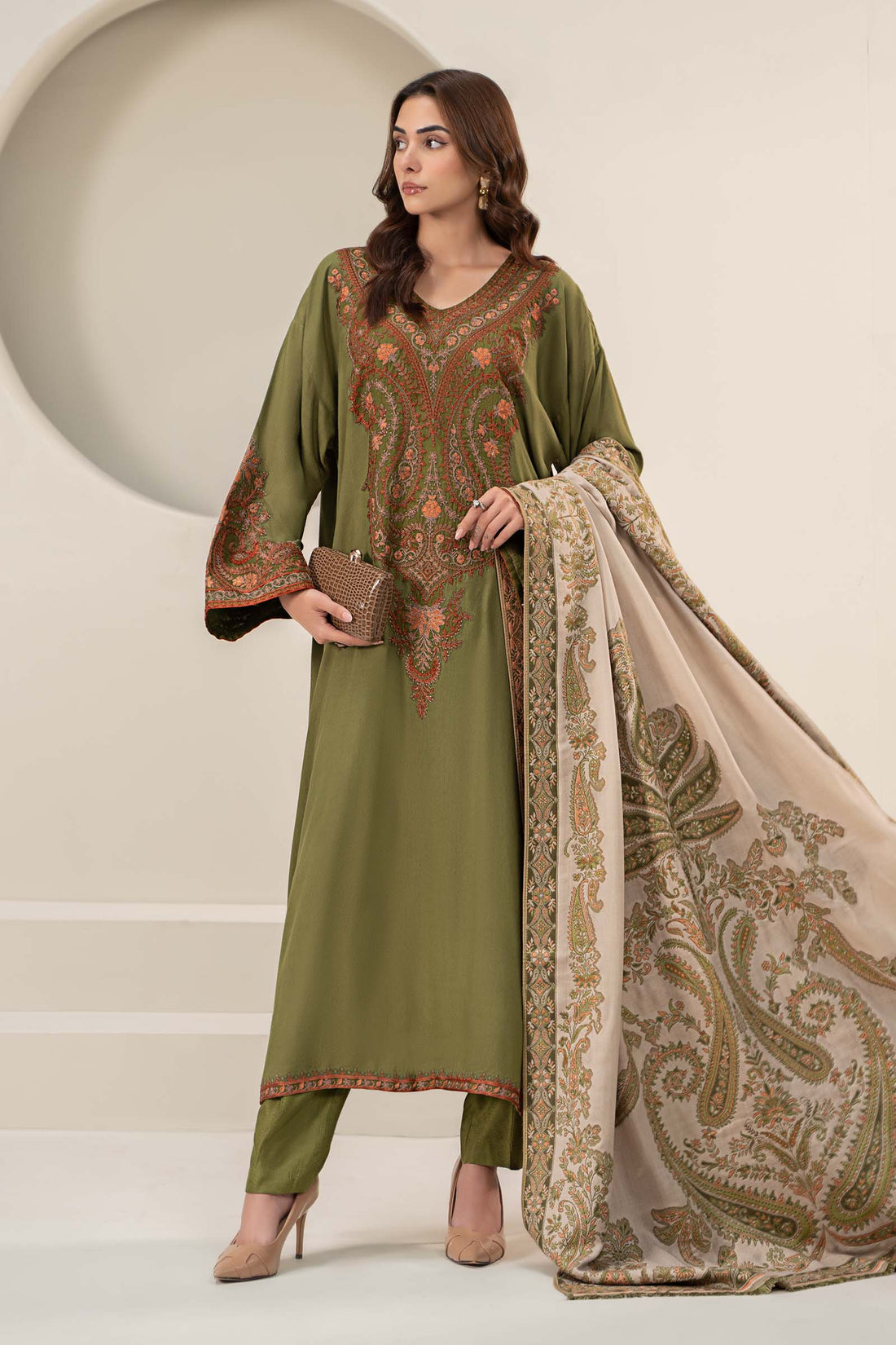 Maira B | Ready to Wear | DW-W24-100 -  Maria B Luxury Pret -  House of Maryam