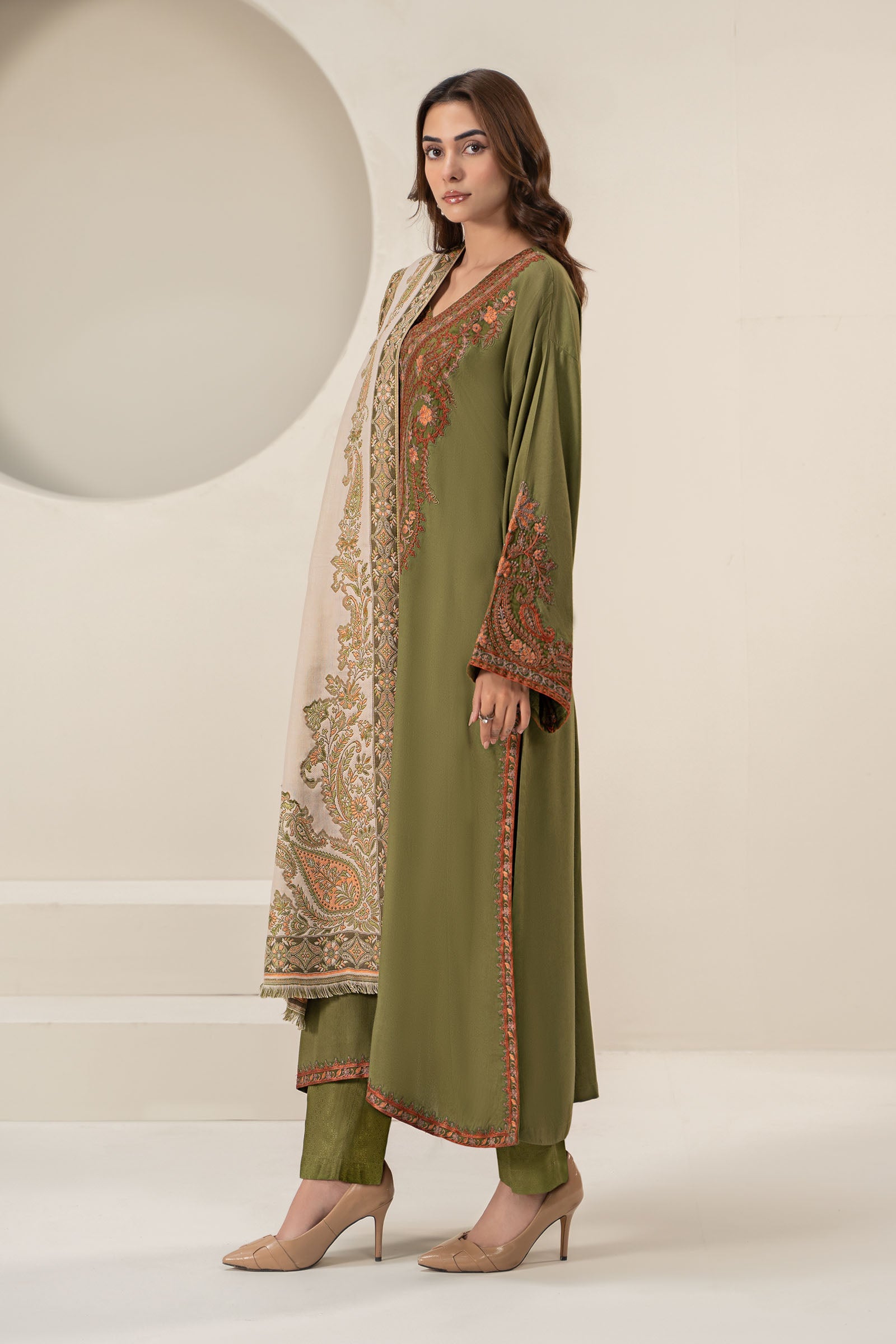 Maira B | Ready to Wear | DW-W24-100 -  Maria B Luxury Pret -  House of Maryam