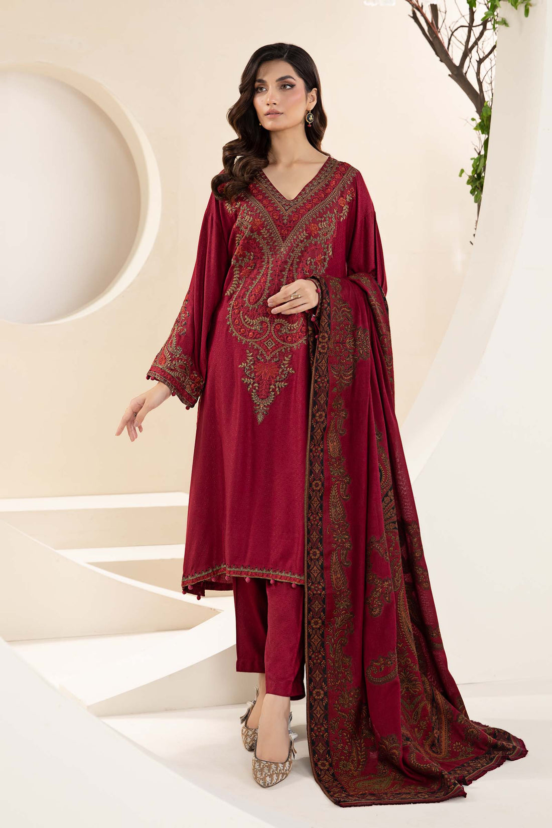Maira B | Ready to Wear | DW-W24-100 -  Maria B Luxury Pret -  House of Maryam