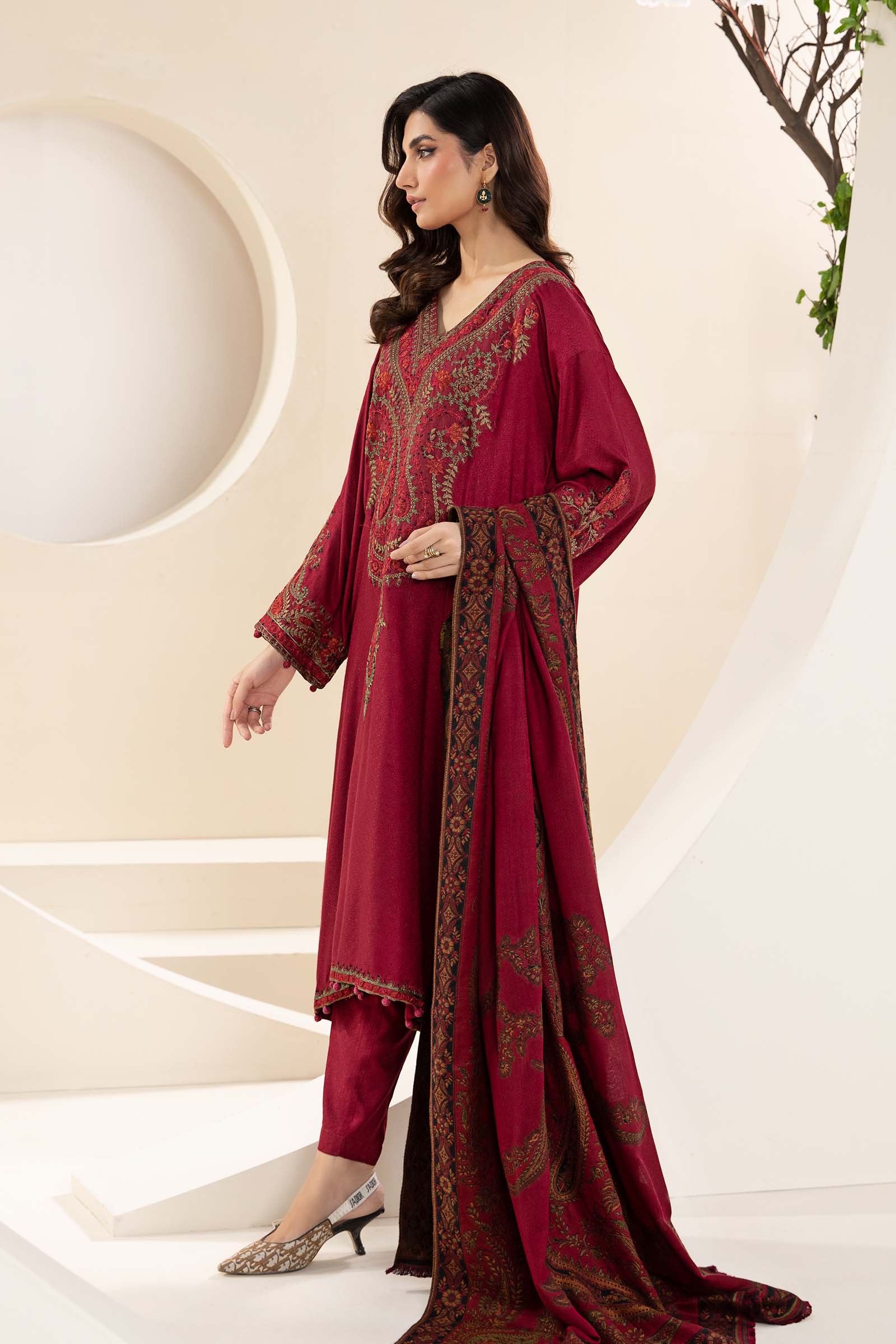 Maira B | Ready to Wear | DW-W24-100 -  Maria B Luxury Pret -  House of Maryam