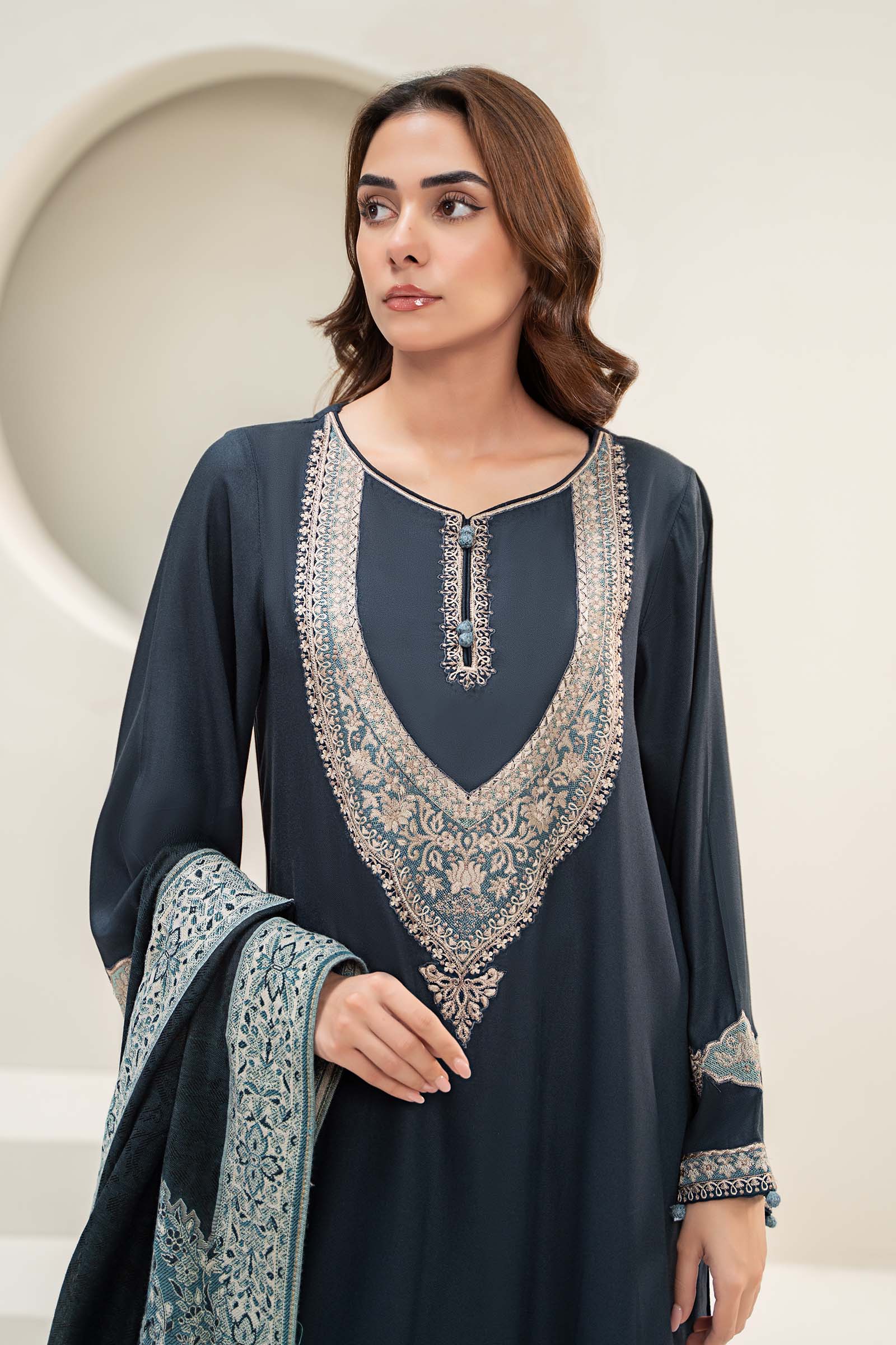 Maira B | Ready to Wear | DW-W24-102 -  Maria B Luxury Pret -  House of Maryam