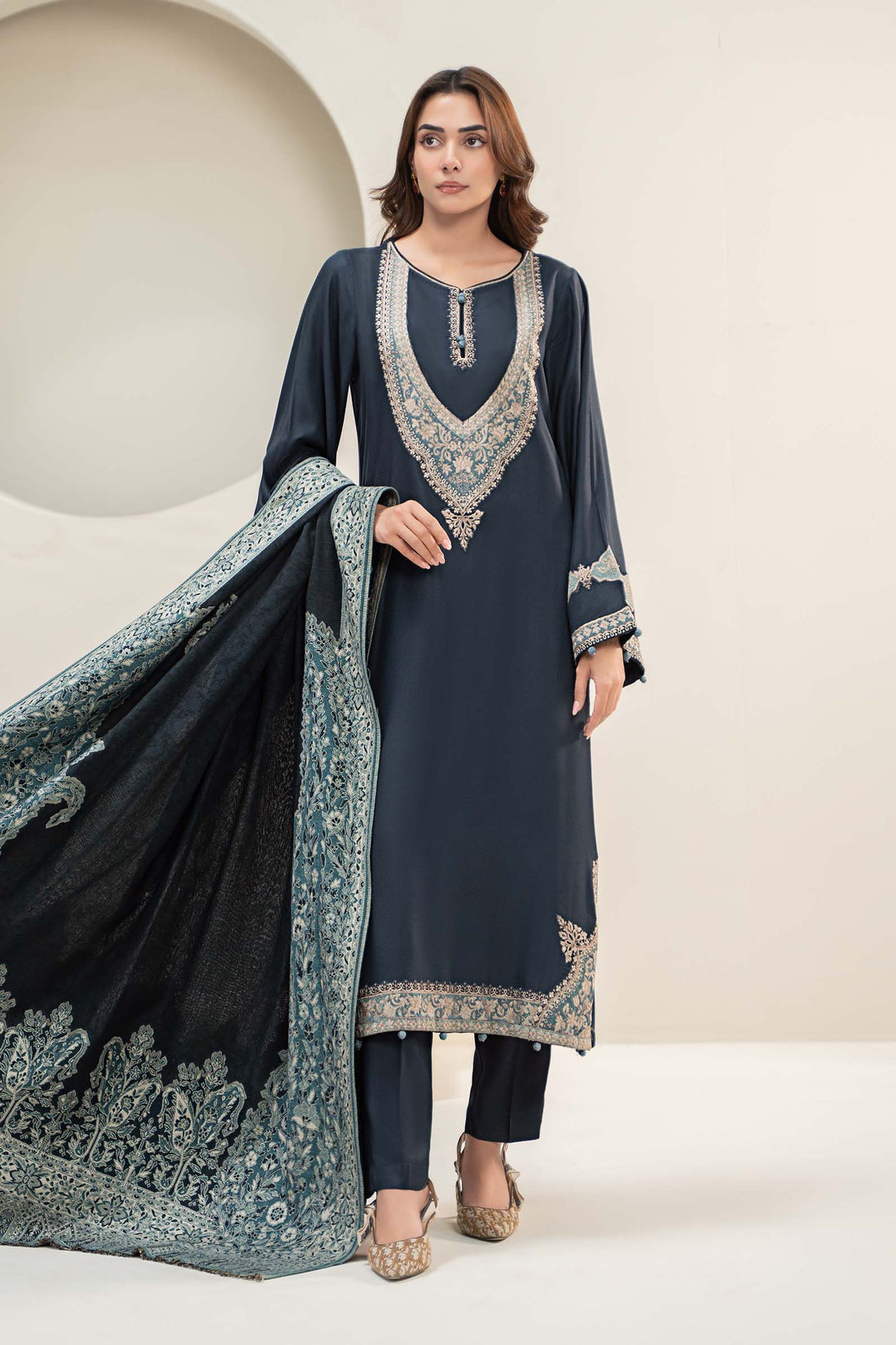 Maira B | Ready to Wear | DW-W24-102 -  Maria B Luxury Pret -  House of Maryam