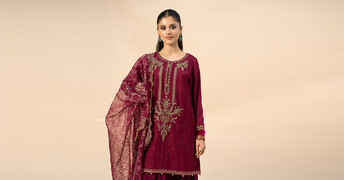 Maira B | Ready to Wear | DW-W24-106 -  Maria B Luxury Pret -  House of Maryam