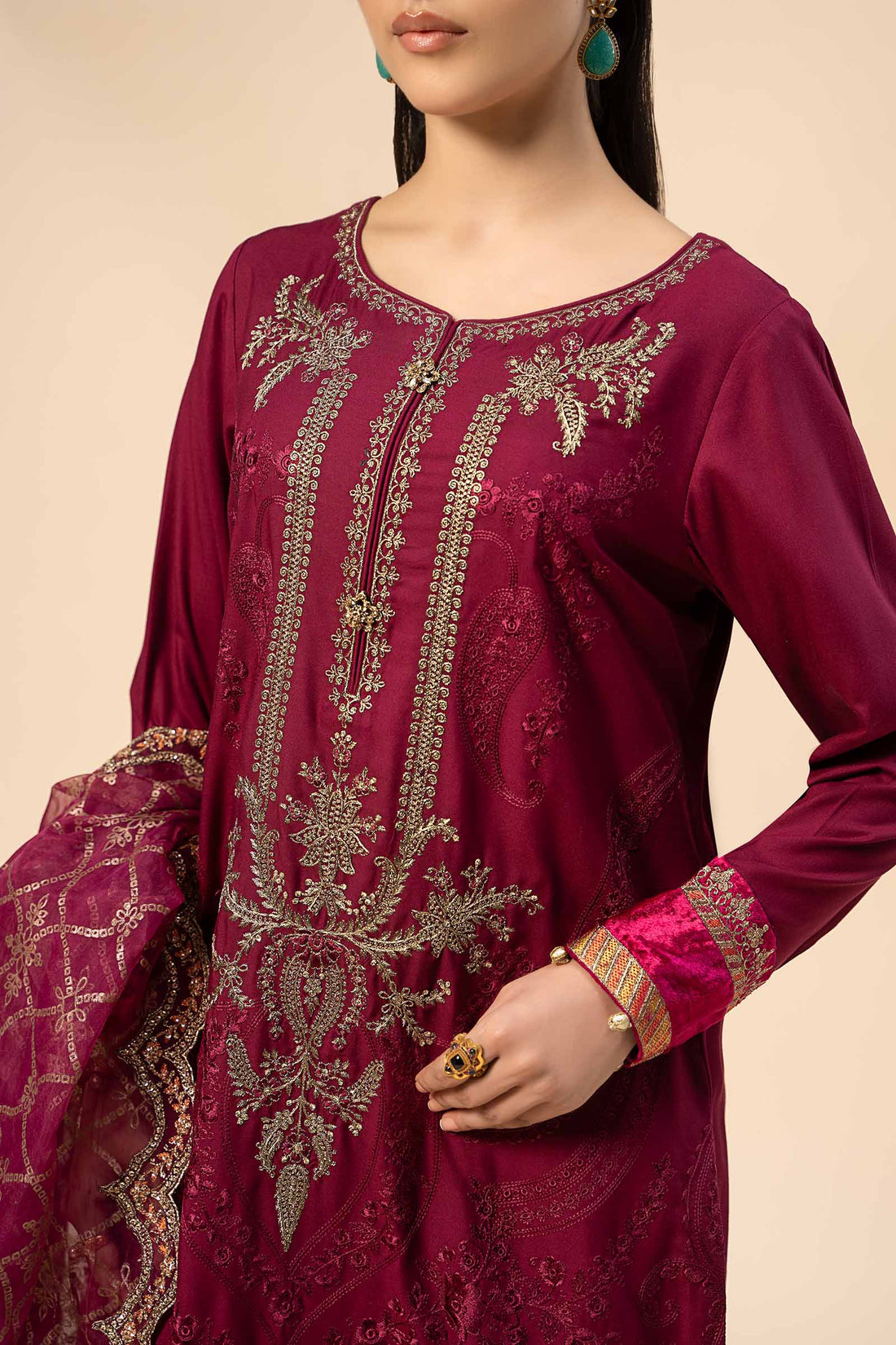 Maira B | Ready to Wear | DW-W24-106 -  Maria B Luxury Pret -  House of Maryam