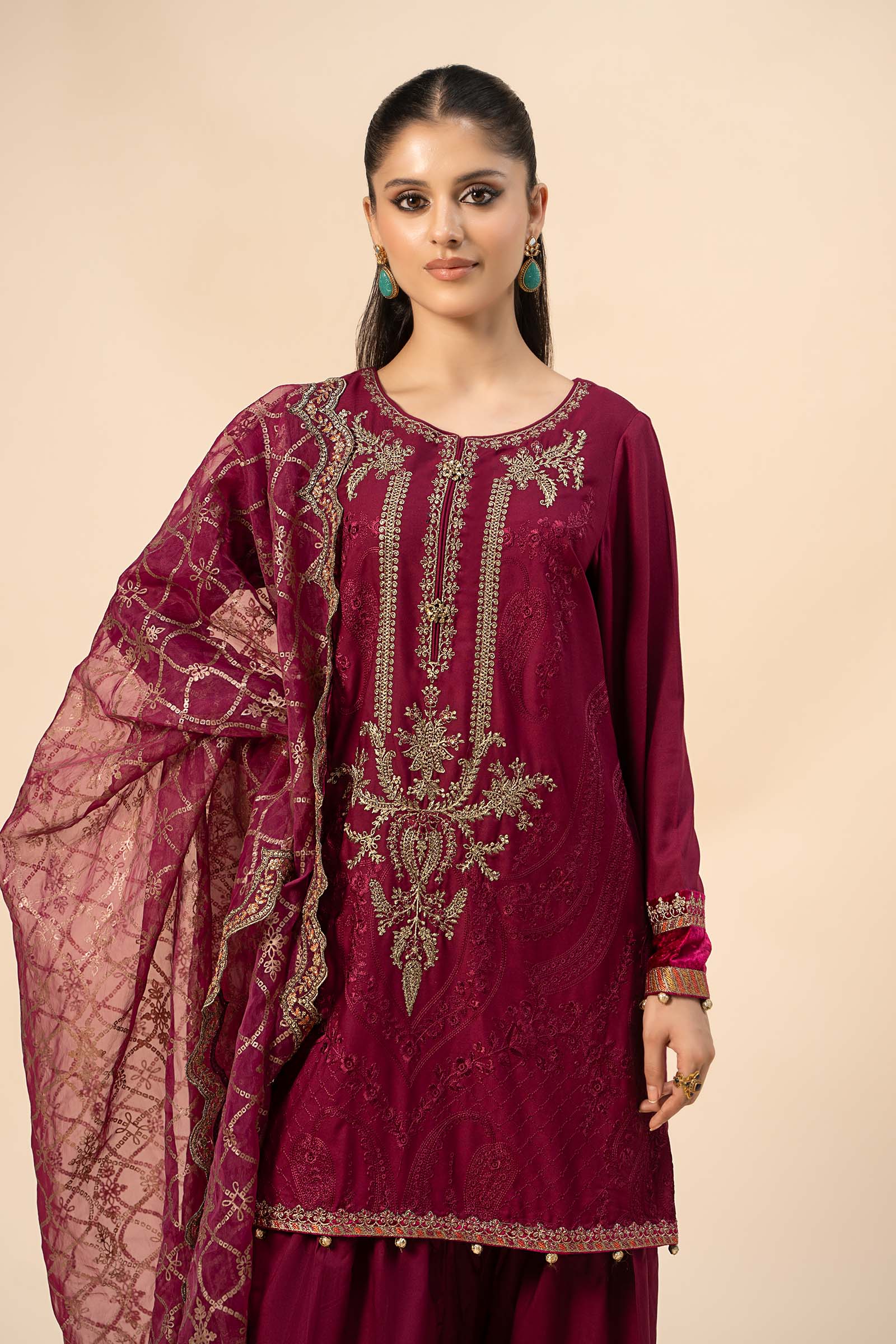 Maira B | Ready to Wear | DW-W24-106 -  Maria B Luxury Pret -  House of Maryam