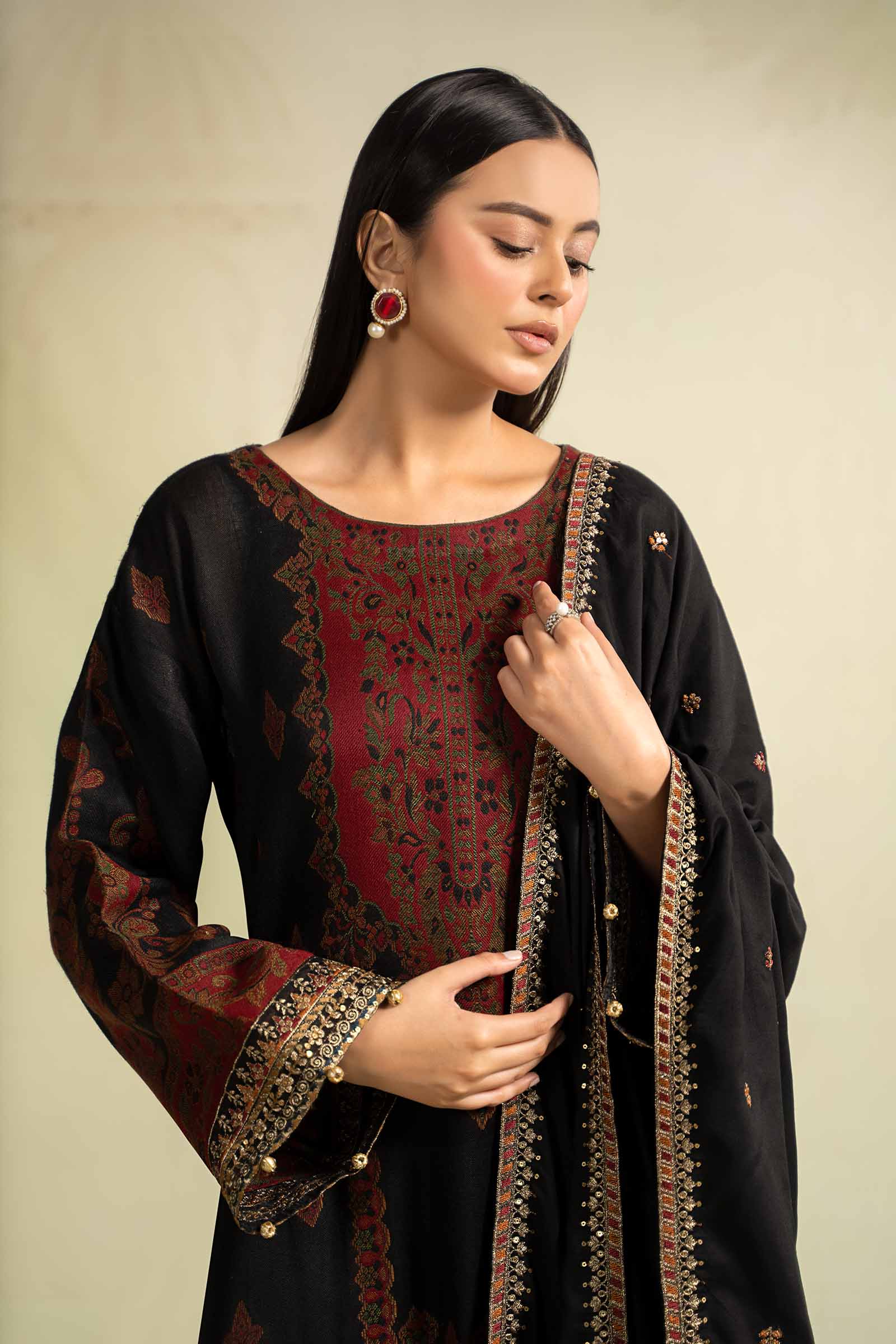 Maira B | Ready to Wear | DW-W24-107 -  Maria B Luxury Pret -  House of Maryam