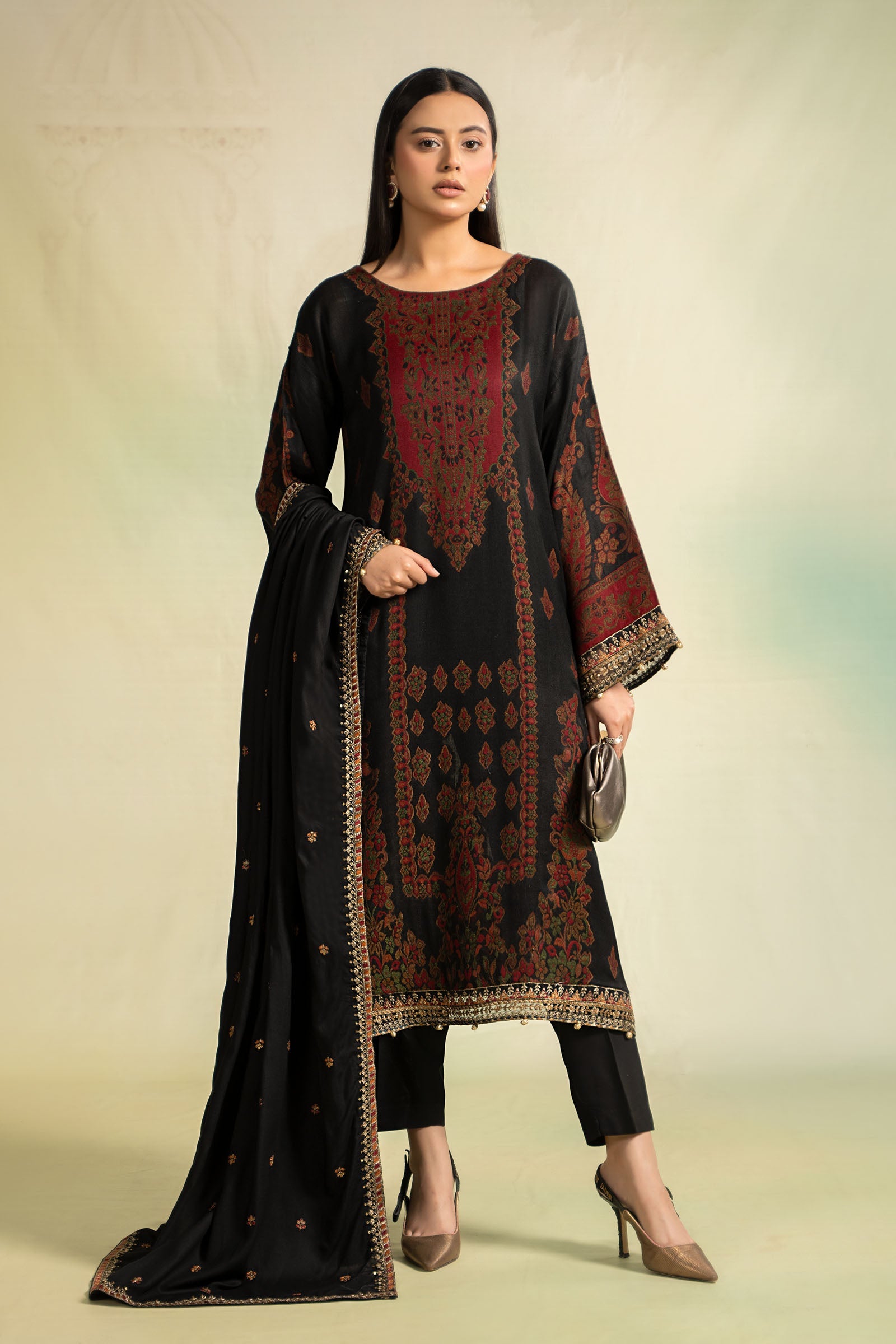 Maira B | Ready to Wear | DW-W24-107 -  Maria B Luxury Pret -  House of Maryam