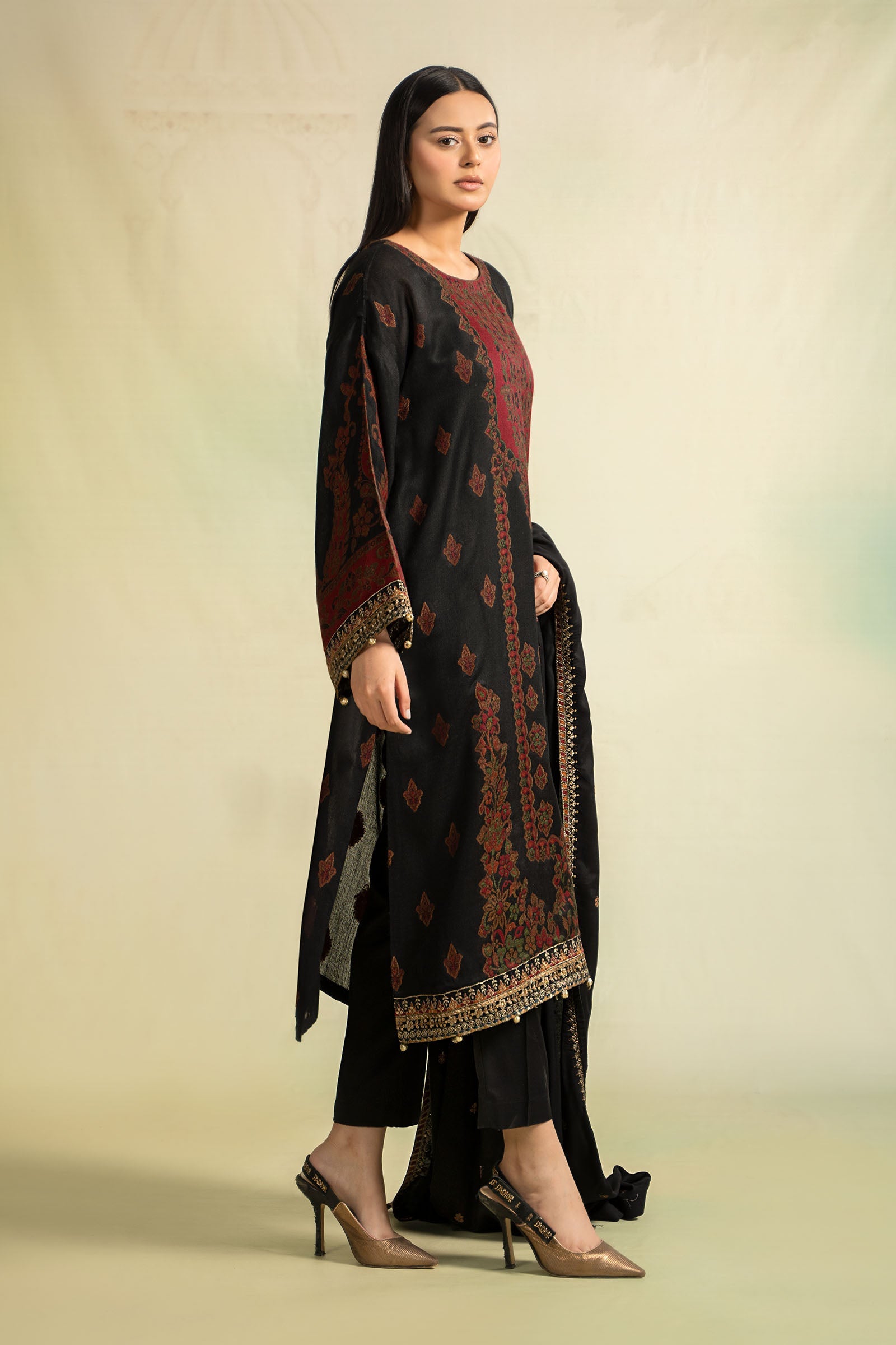 Maira B | Ready to Wear | DW-W24-107 -  Maria B Luxury Pret -  House of Maryam