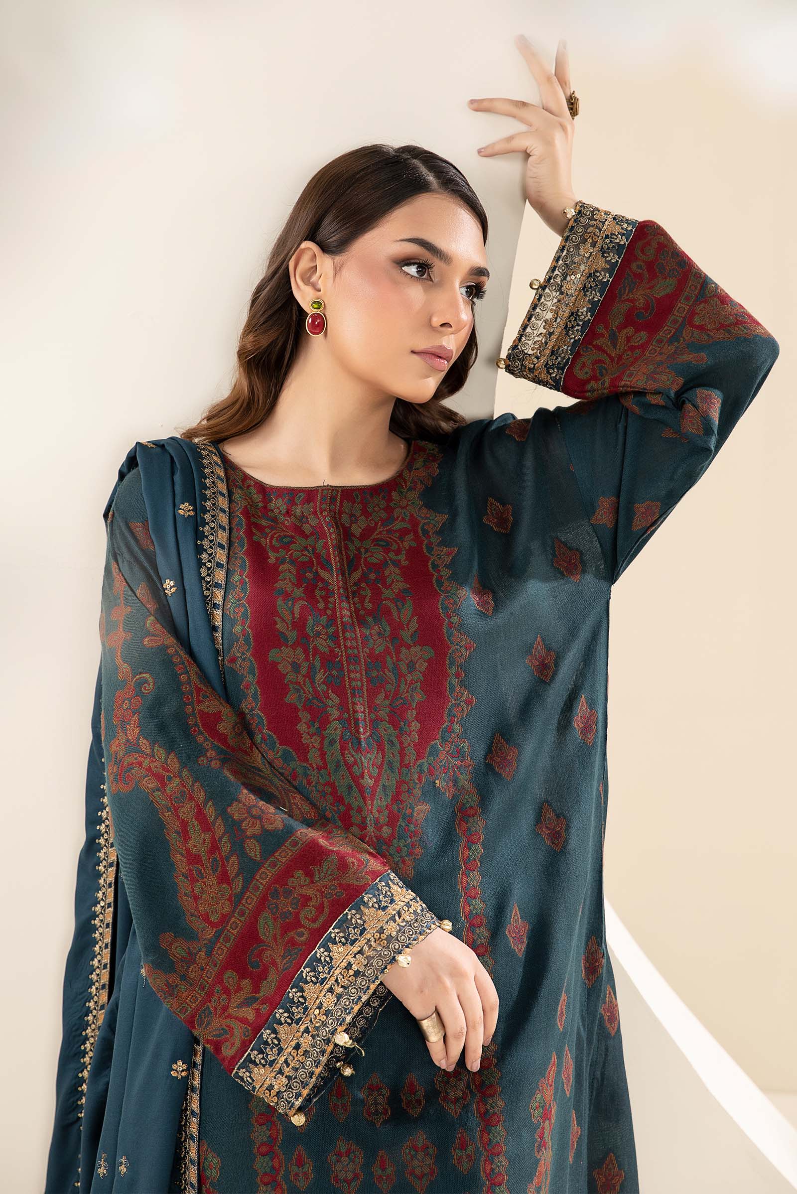 Maira B | Ready to Wear | DW-W24-107 -  Maria B Luxury Pret -  House of Maryam
