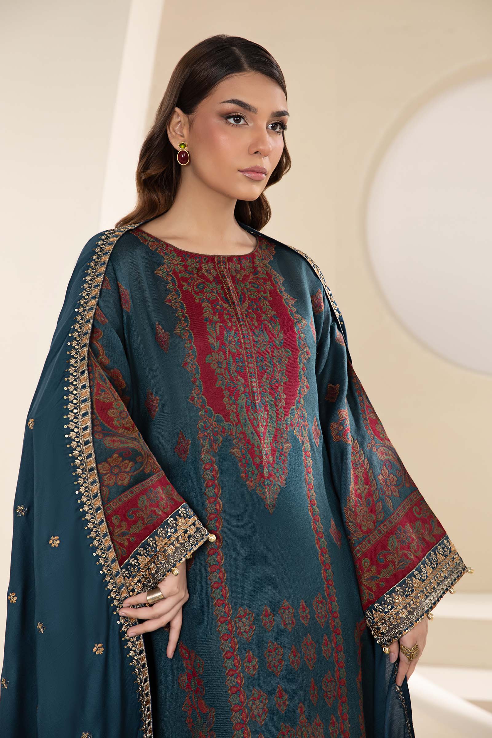 Maira B | Ready to Wear | DW-W24-107 -  Maria B Luxury Pret -  House of Maryam