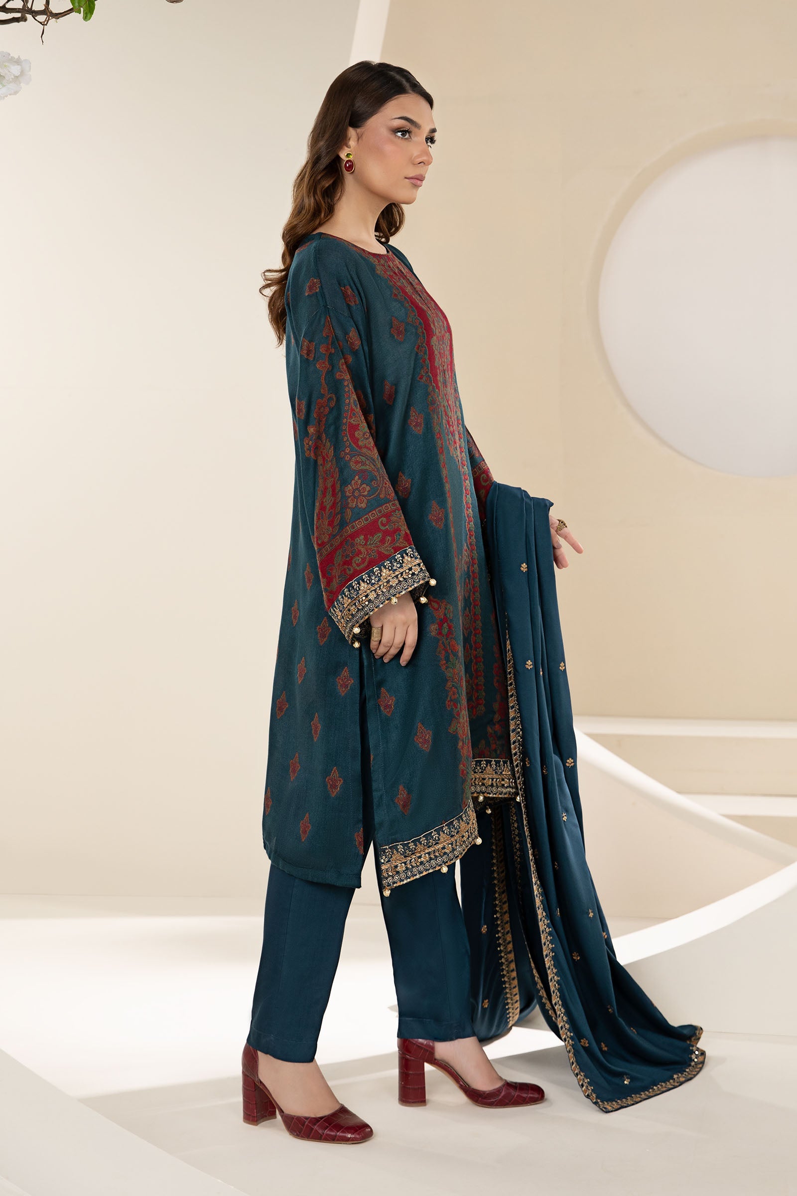 Maira B | Ready to Wear | DW-W24-107 -  Maria B Luxury Pret -  House of Maryam