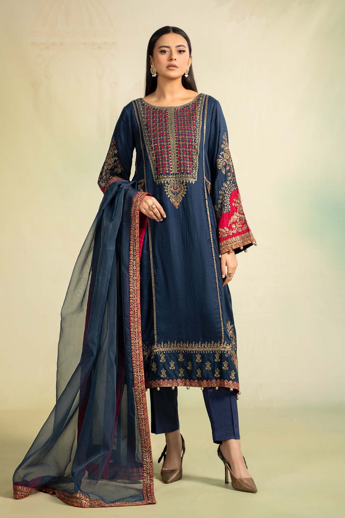 Maira B | Ready to Wear | DW-W24-111 -  Maria B Luxury Pret -  House of Maryam