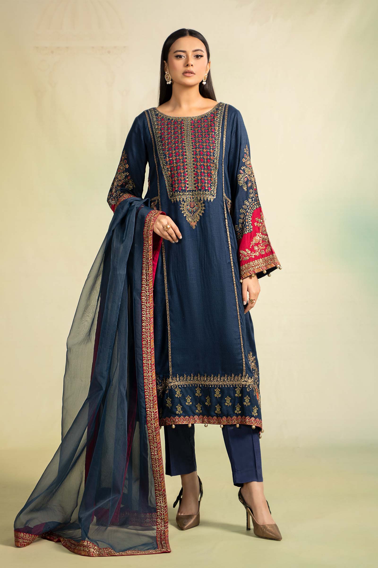 Maira B | Ready to Wear | DW-W24-111 -  Maria B Luxury Pret -  House of Maryam