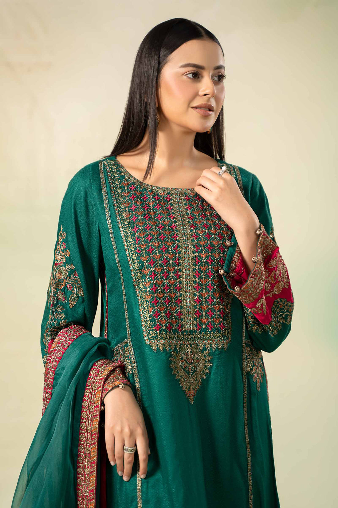 Maira B | Ready to Wear | DW-W24-111 -  Maria B Luxury Pret -  House of Maryam