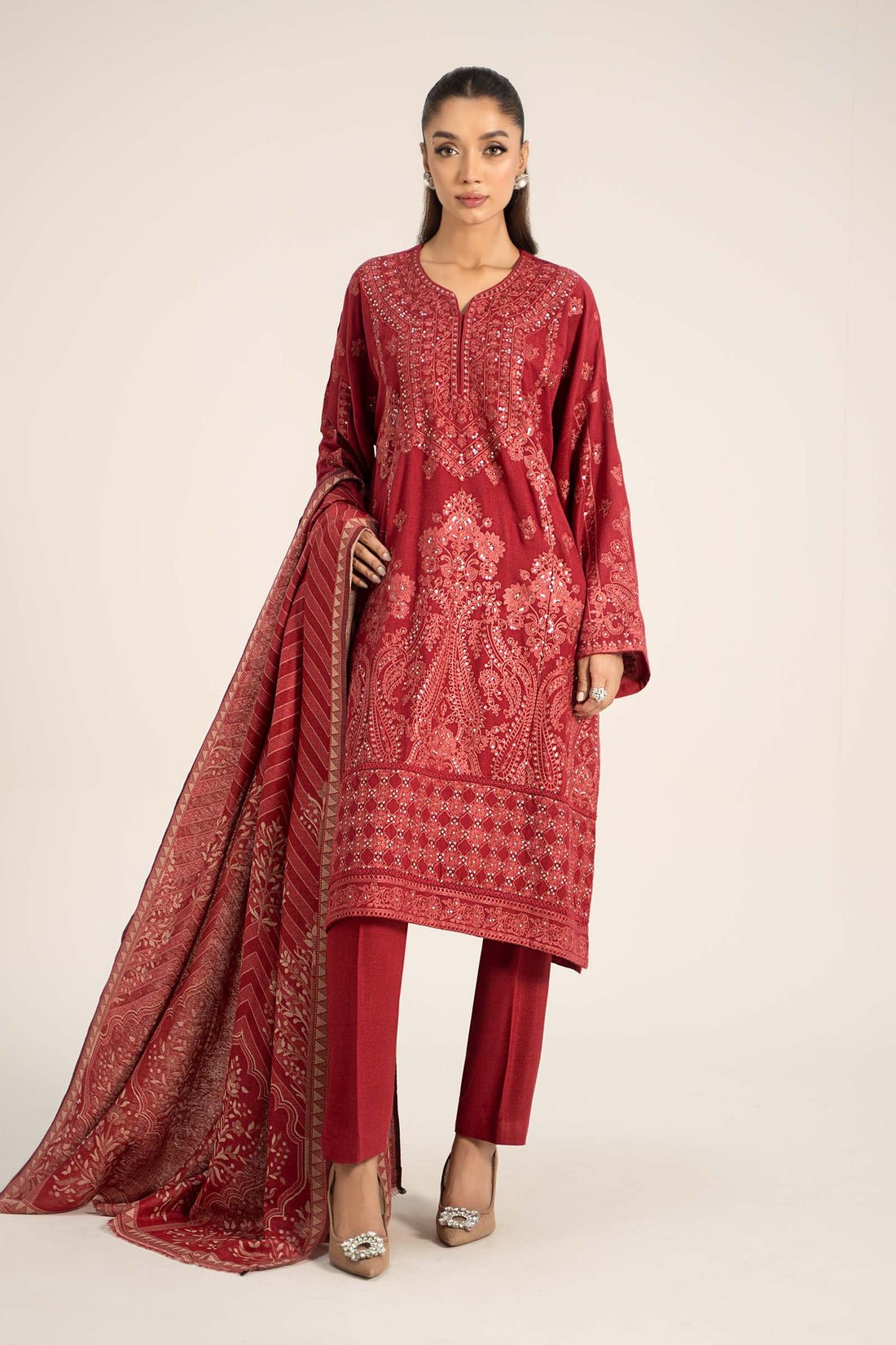 Maira B | Ready to Wear | DW-W24-14 -  Maria B Luxury Pret -  House of Maryam