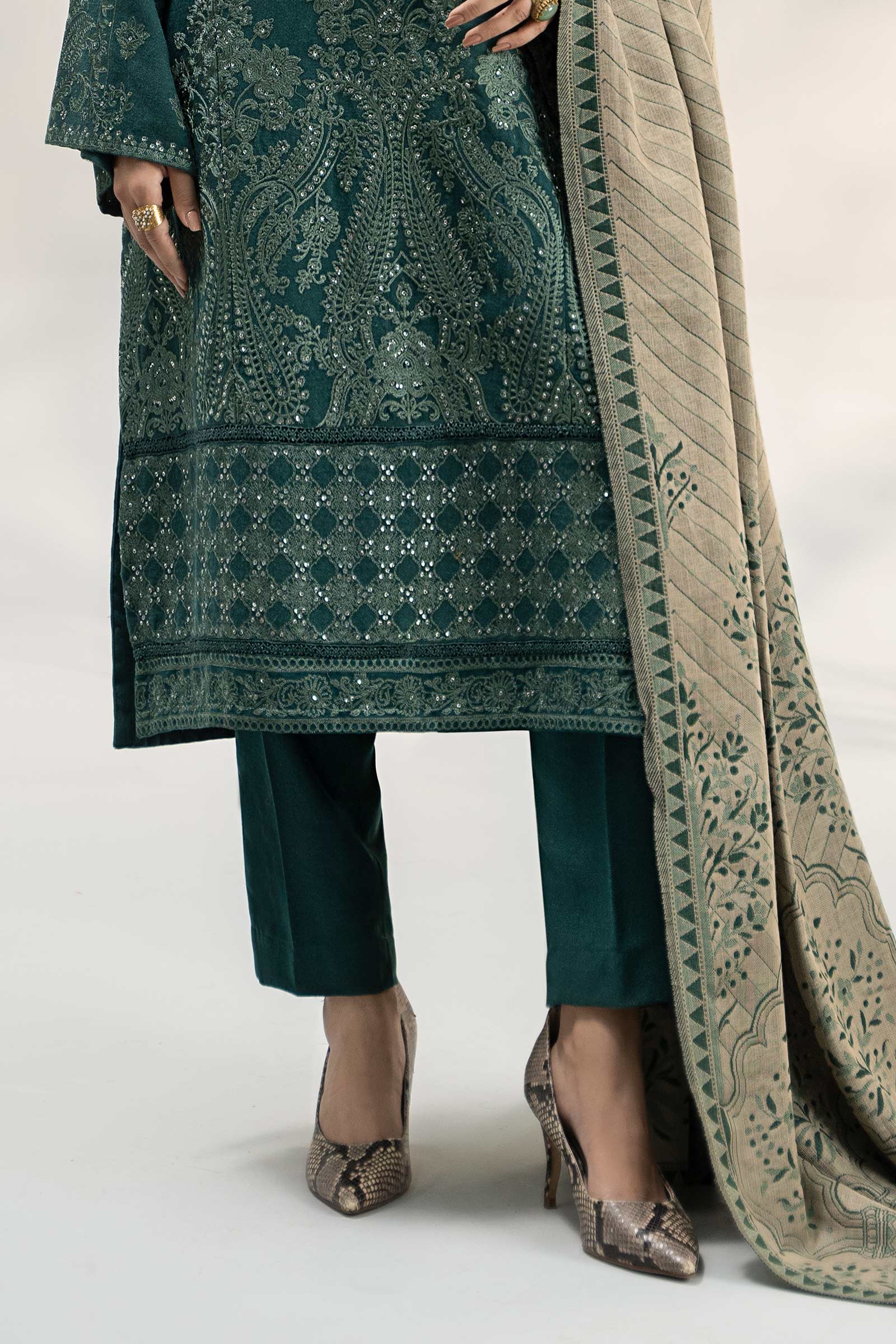 Maira B | Ready to Wear | DW-W24-14 -  Maria B Luxury Pret -  House of Maryam