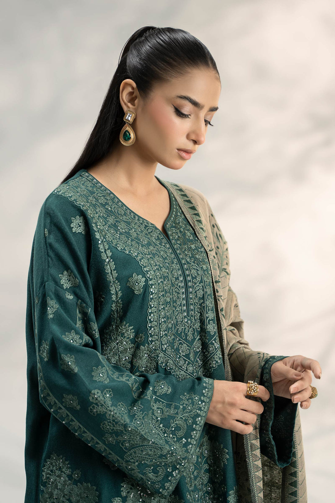 Maira B | Ready to Wear | DW-W24-14 -  Maria B Luxury Pret -  House of Maryam