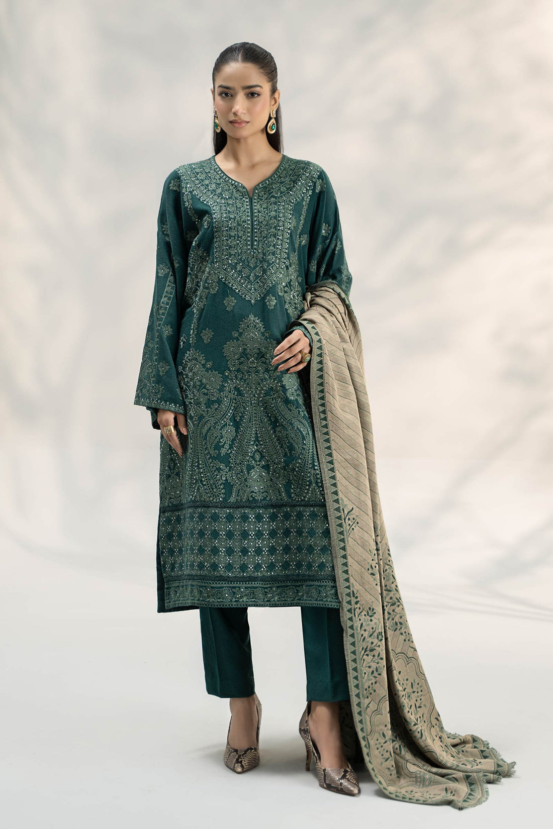 Maira B | Ready to Wear | DW-W24-14 -  Maria B Luxury Pret -  House of Maryam