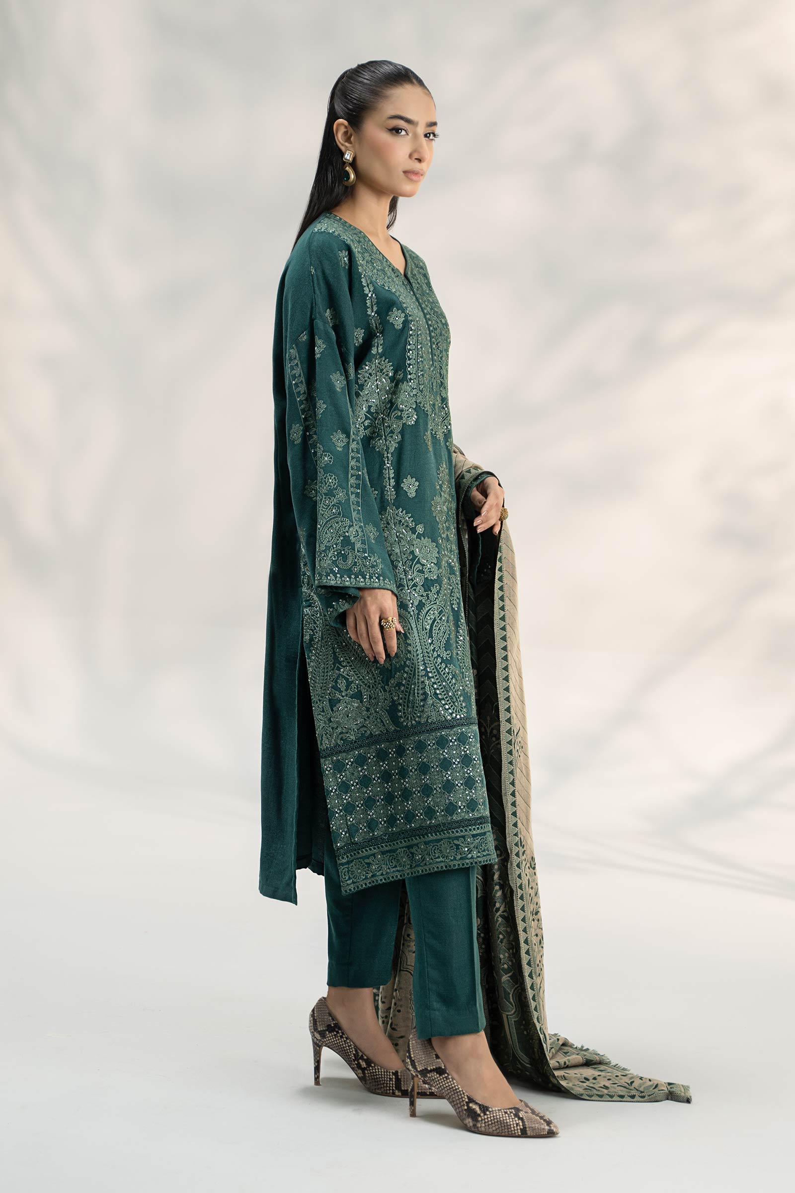 Maira B | Ready to Wear | DW-W24-14 -  Maria B Luxury Pret -  House of Maryam