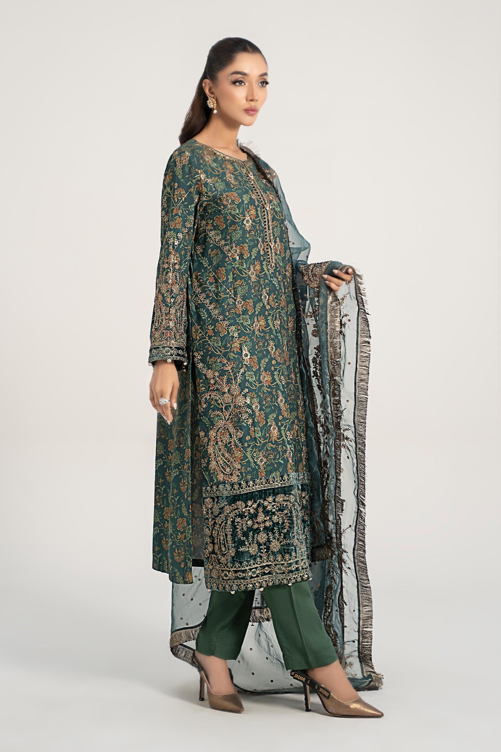 Maira B | Ready to Wear | DW-W24-153 -  Maria B Luxury Pret -  House of Maryam