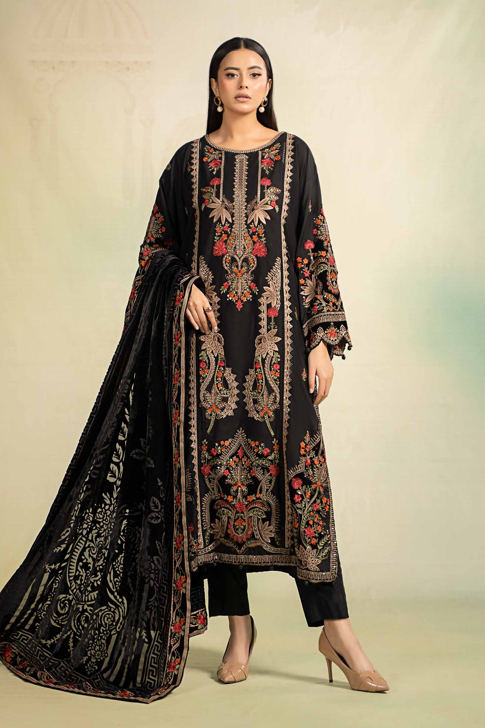 Maira B | Ready to Wear | DW-W24-16 -  Maria B Luxury Pret -  House of Maryam