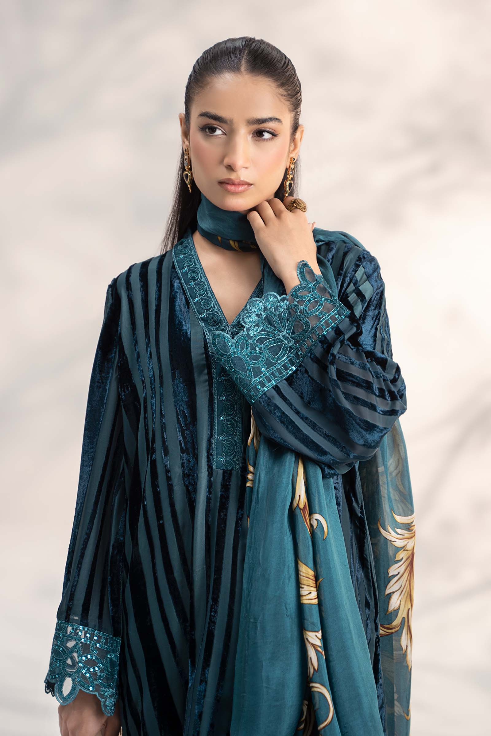 Maira B | Ready to Wear | DW-W24-173 -  Maria B Luxury Pret -  House of Maryam
