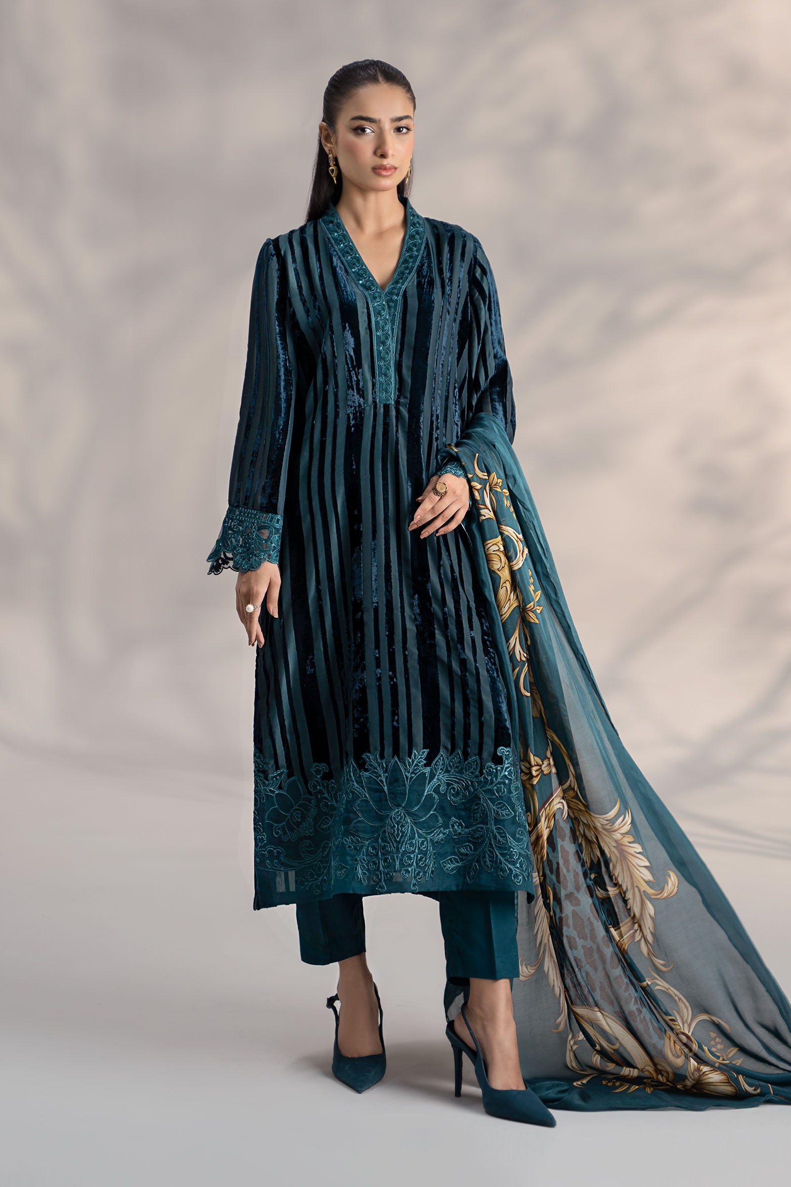 Maira B | Ready to Wear | DW-W24-173 -  Maria B Luxury Pret -  House of Maryam