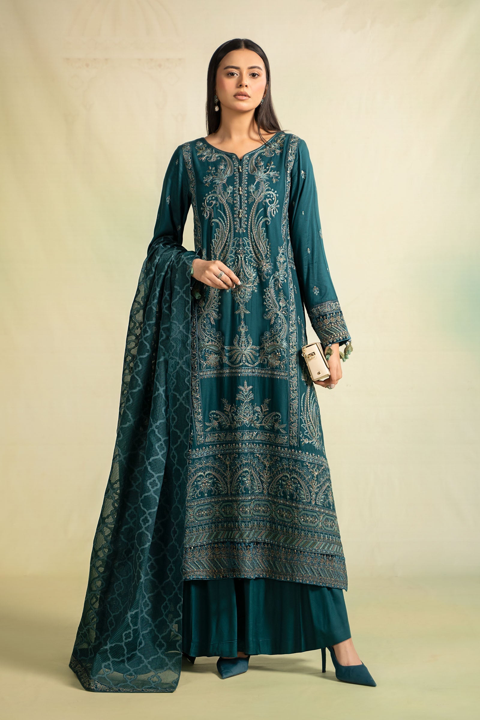 Maira B | Ready to Wear | DW-W24-22 -  Maria B Luxury Pret -  House of Maryam