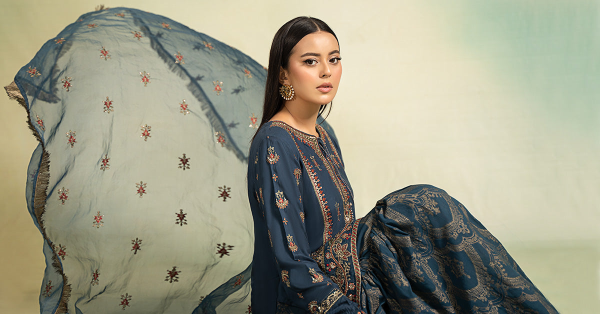 Maira B | Ready to Wear | DW-W24-25 -  Maria B Luxury Pret -  House of Maryam