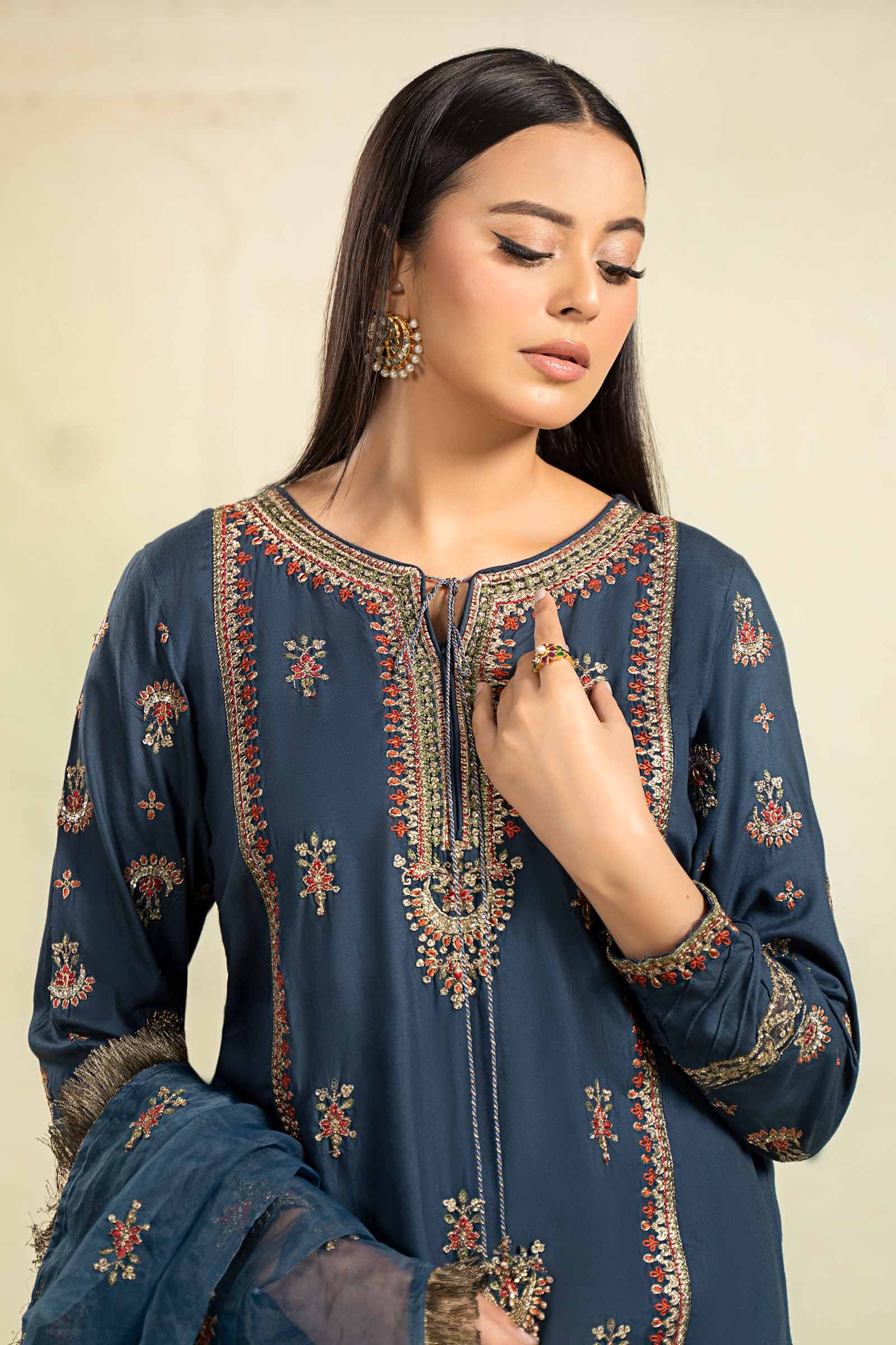 Maira B | Ready to Wear | DW-W24-25 -  Maria B Luxury Pret -  House of Maryam
