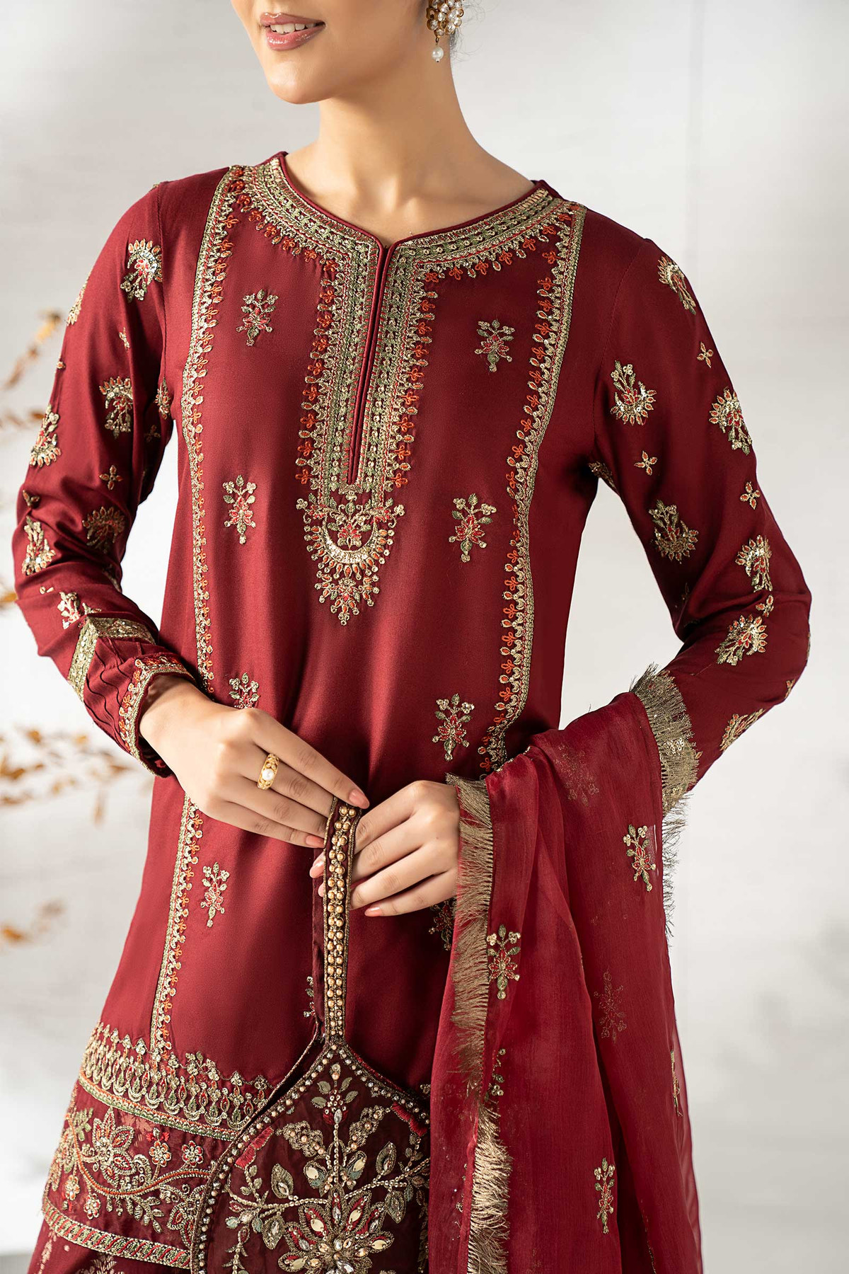 Maria B | Pre Fall 25 | DW-W24-25R1-Maroon, image 6