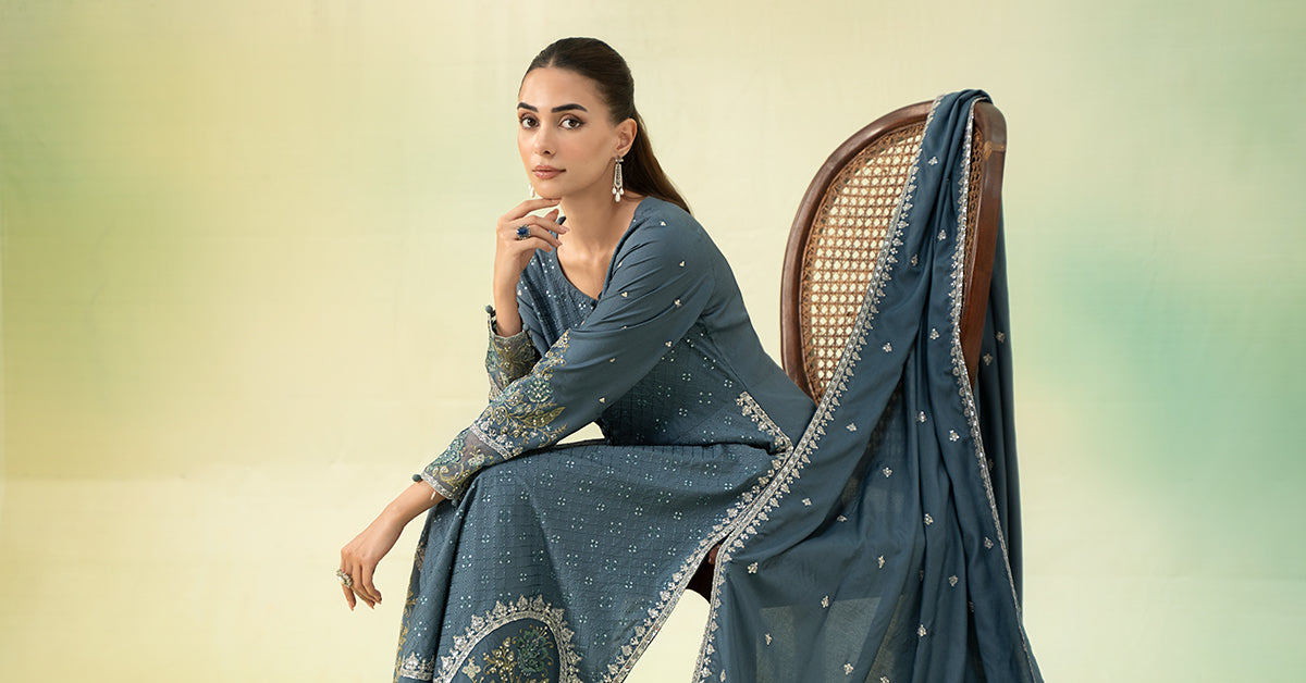 Maira B | Ready to Wear | DW-W24-45 -  Maria B Luxury Pret -  House of Maryam