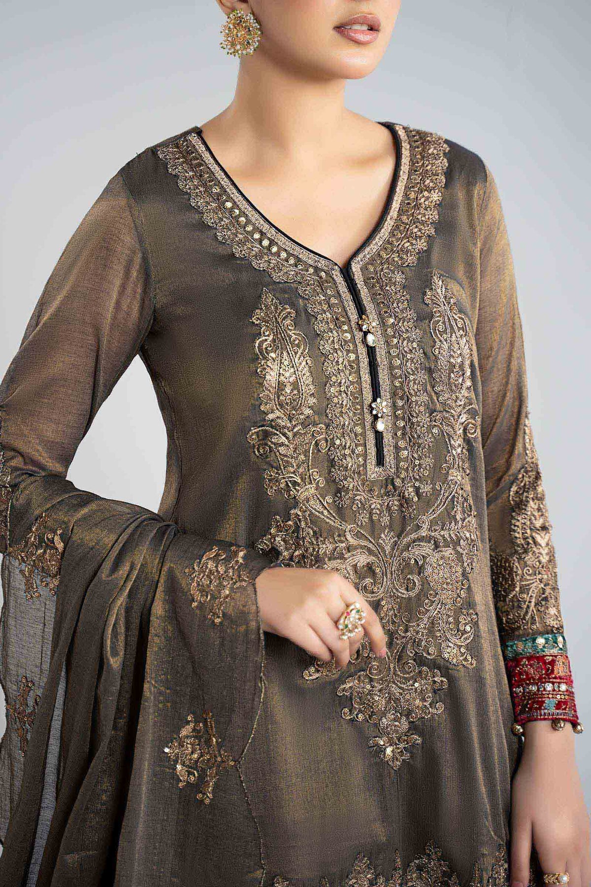 Maria B | Luxury Winter Pret 25 | DW-W25-01-Black, image 3
