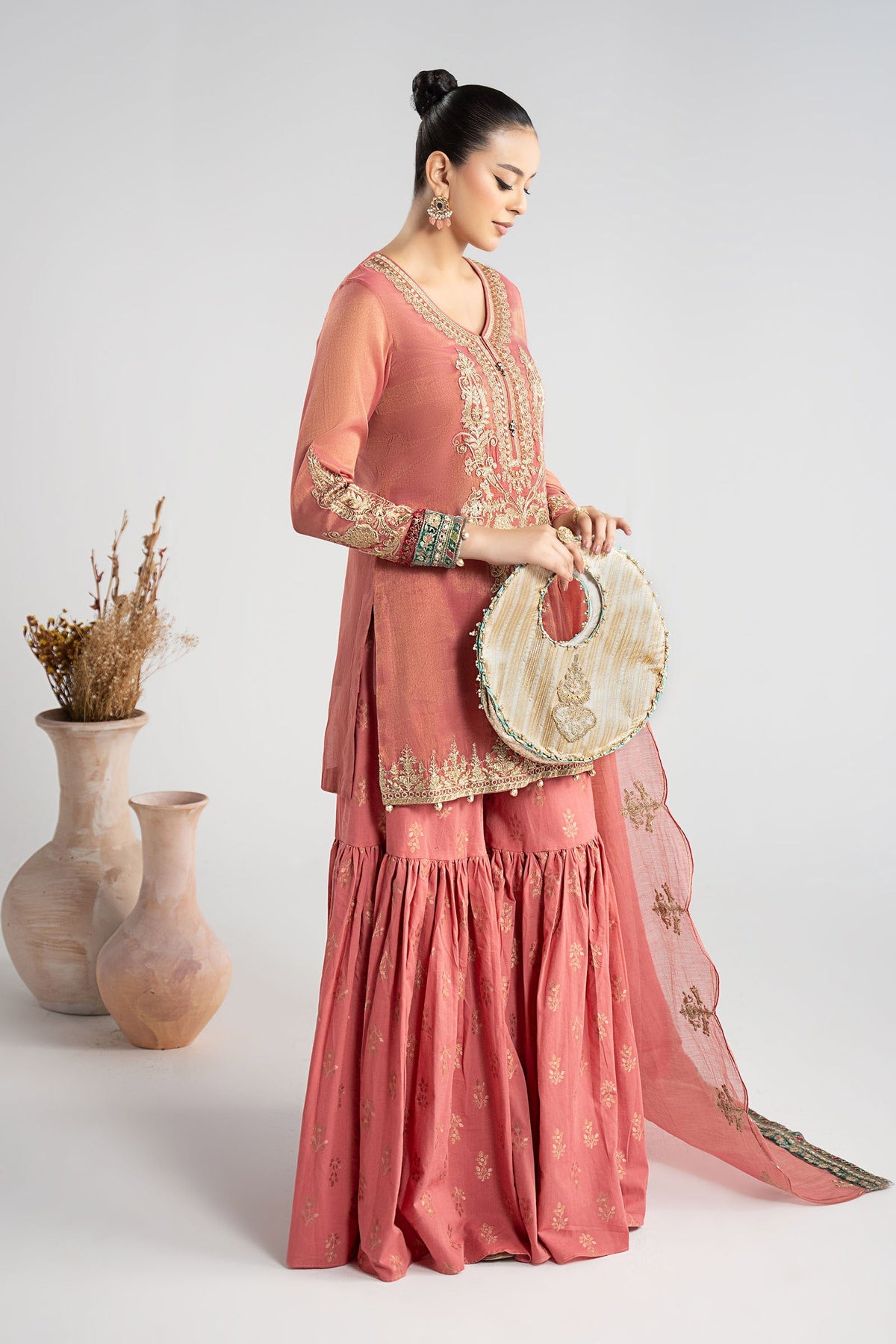 Maria B | Pre Fall Dresses | 3 Piece Embroidered Masoori Suit ZD, image 3