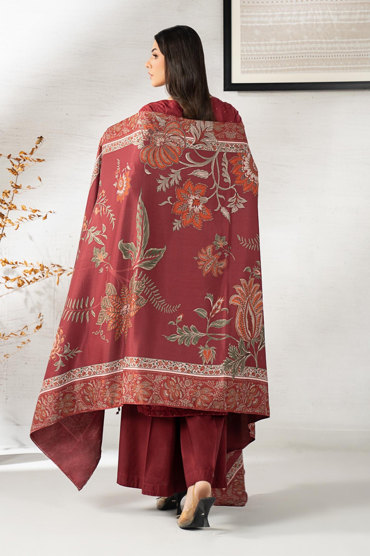 Maria B | Pre Fall 25 | DW-W25-06-Maroon, image 2