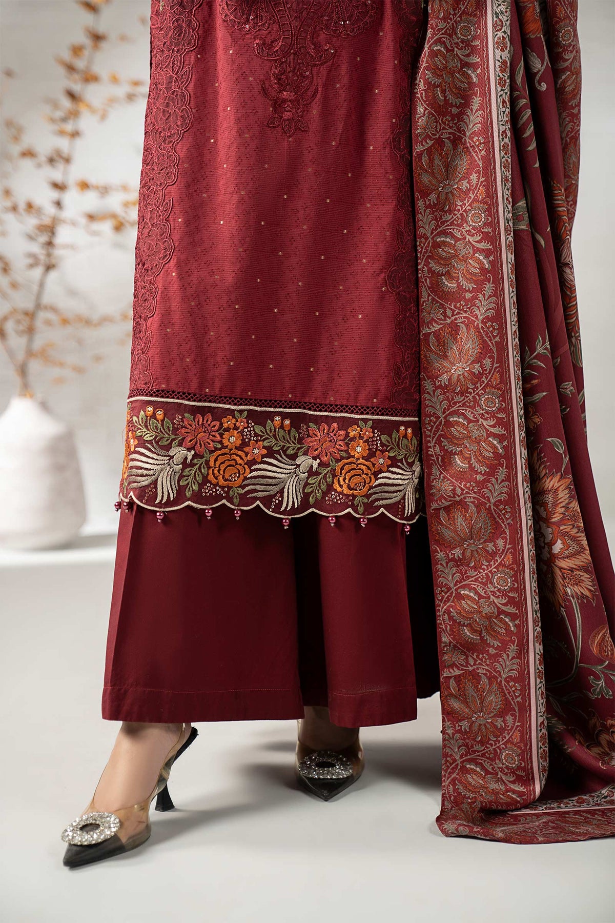 Maria B | Pre Fall 25 | DW-W25-06-Maroon, image 7