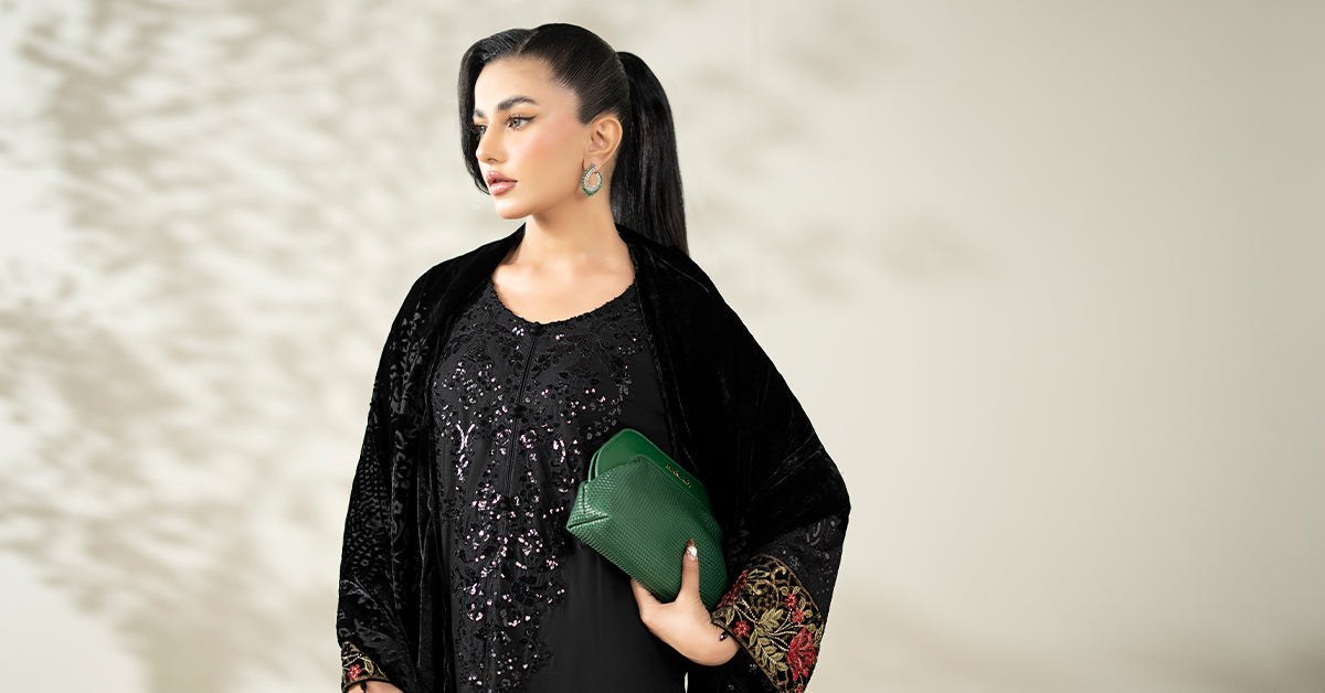 Maria B | Luxury Winter Pret 25 | DW-W25-20-Black-6