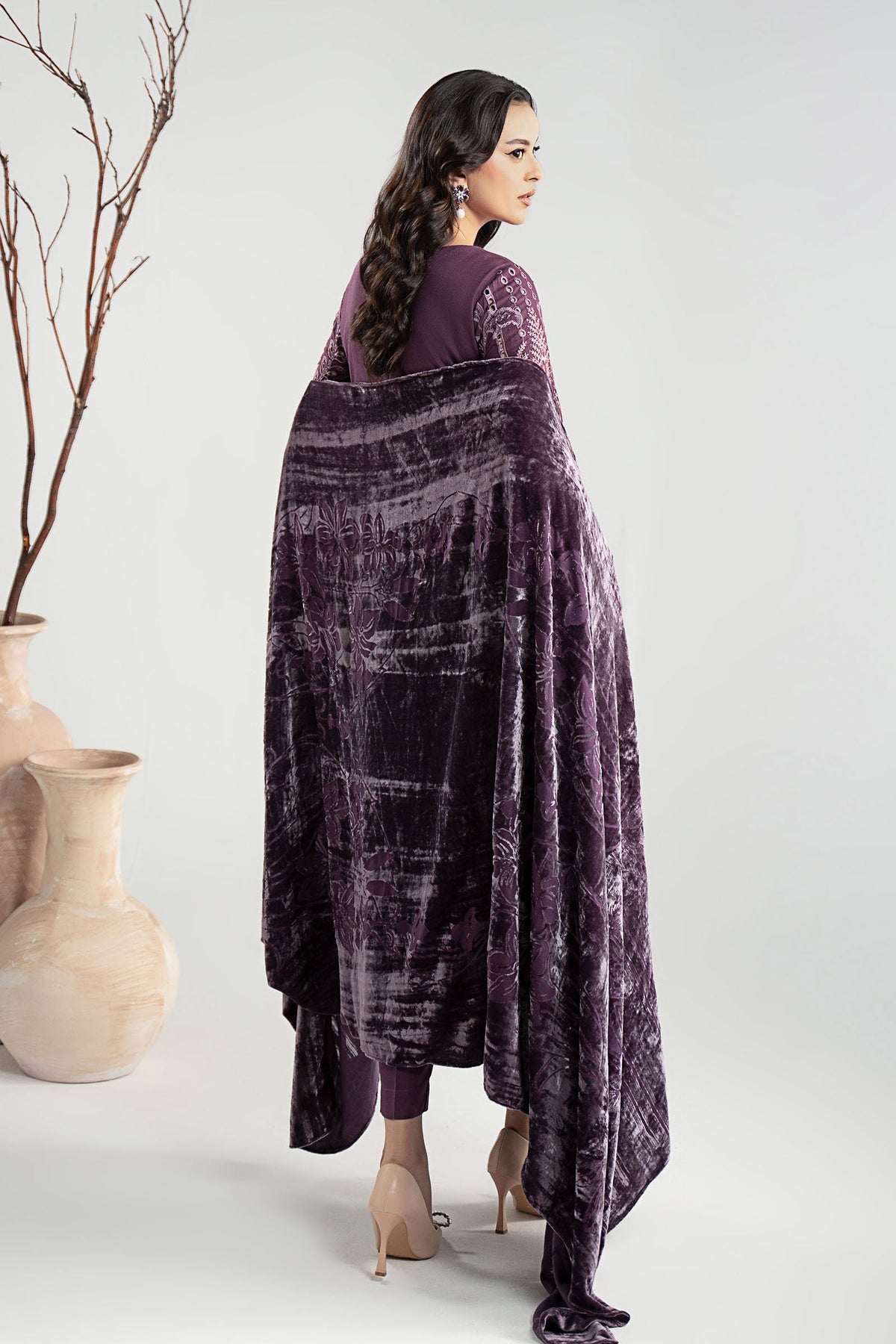 Maria B | Luxury Winter Pret 25 | DW-W25-24-Purple, image 2