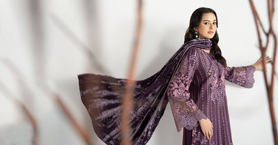 Maria B | Luxury Winter Pret 25 | DW-W25-24-Purple