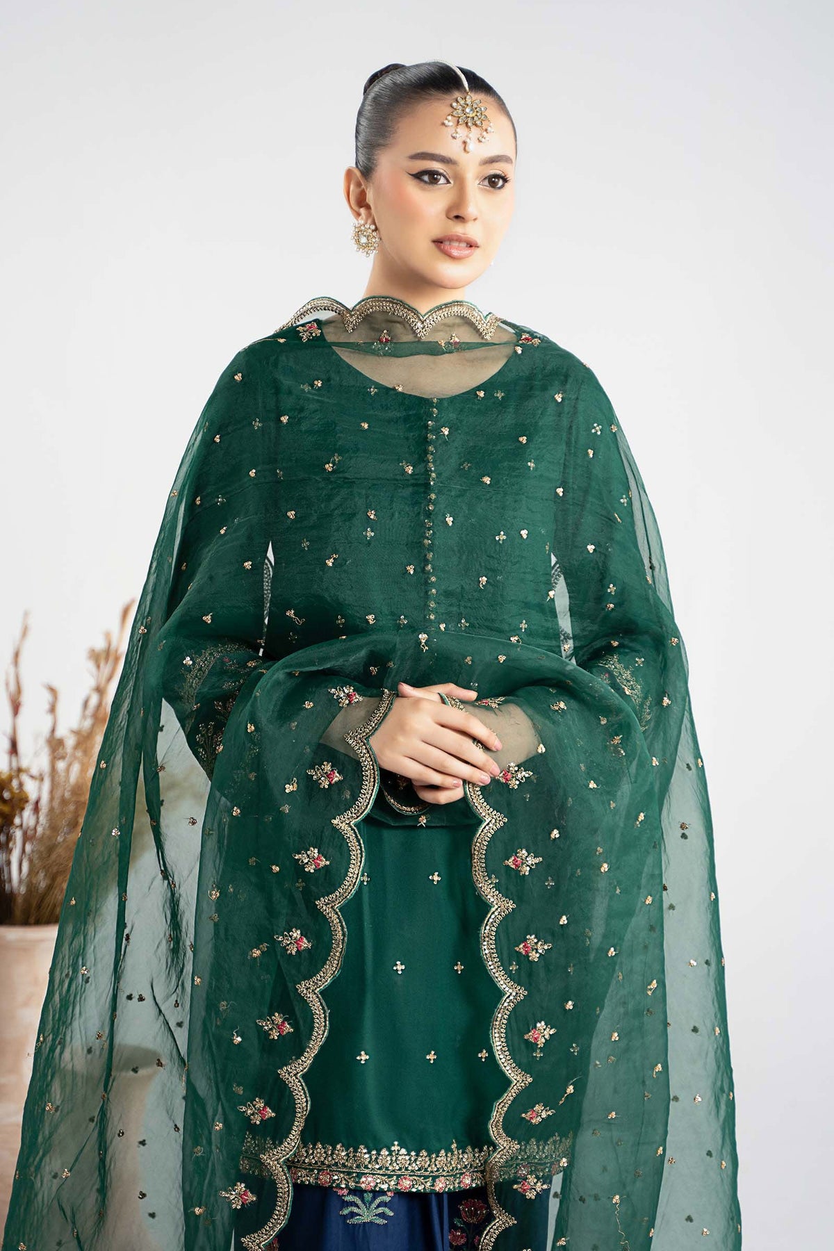 Maria B | Luxury Winter Pret 25 | DW-W25-27-Green, image 3